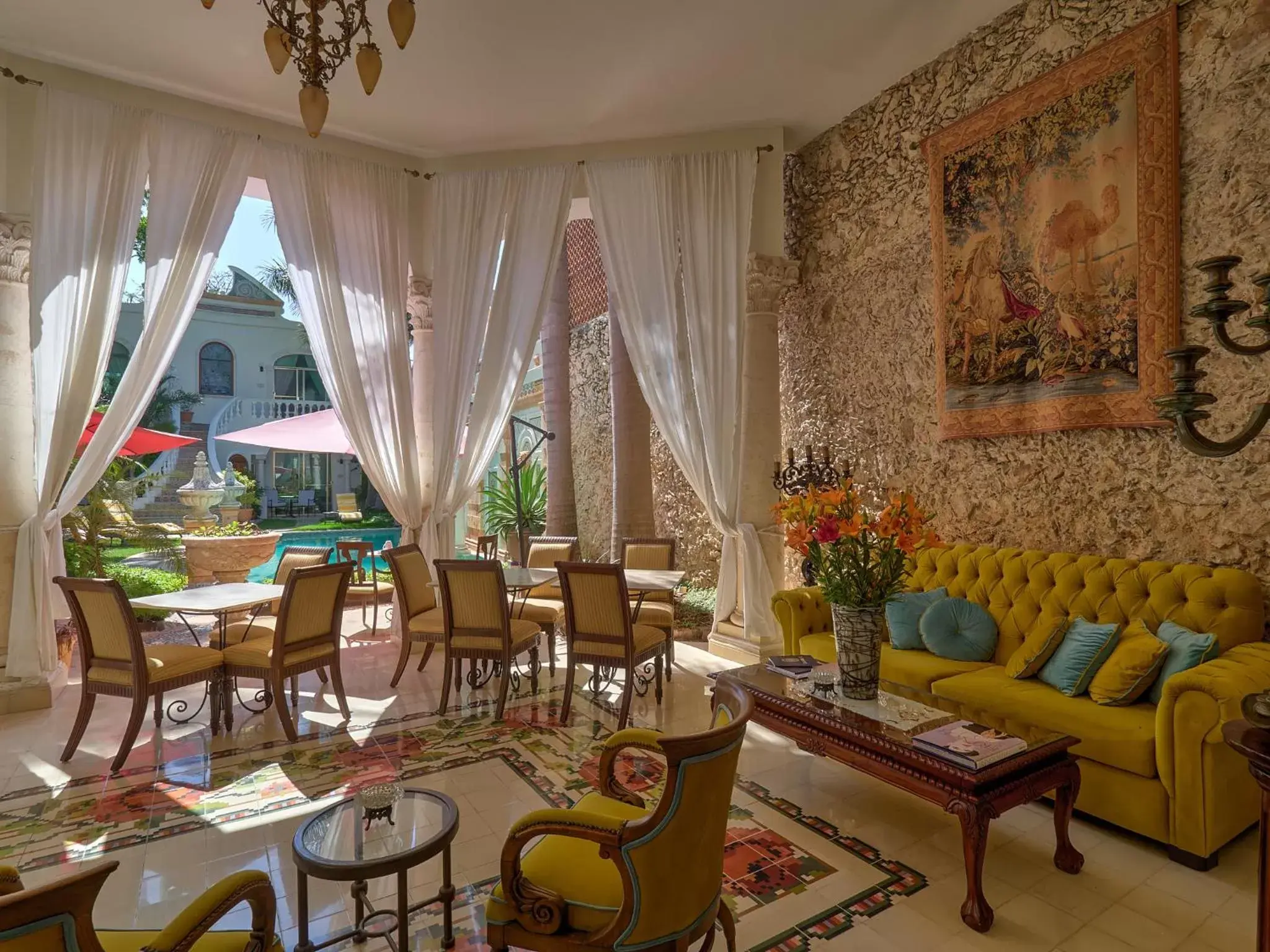 Balcony/Terrace, Restaurant/Places to Eat in El Palacito Secreto Luxury Boutique Hotel & Spa