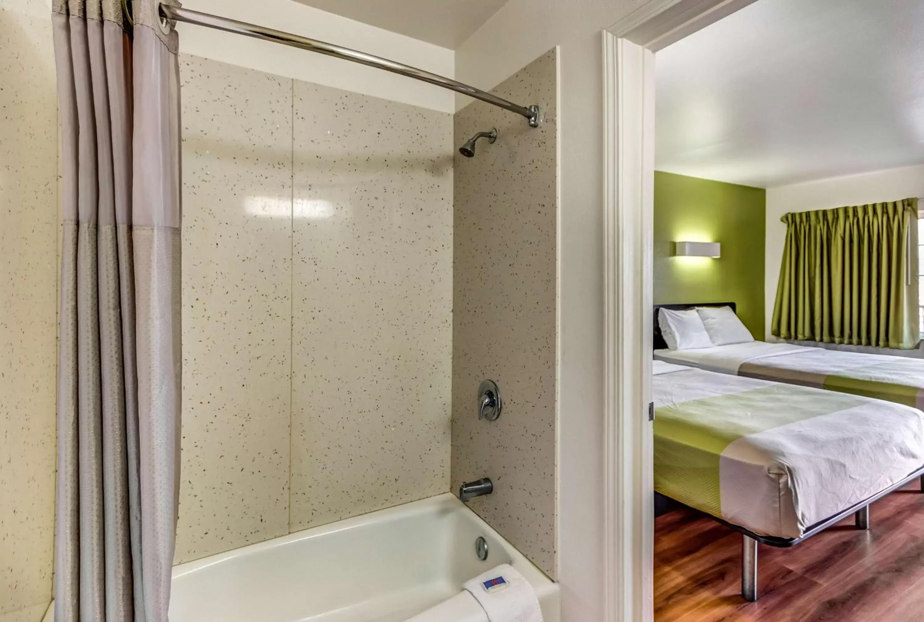 Shower, Bathroom in Motel 6-Visalia, CA