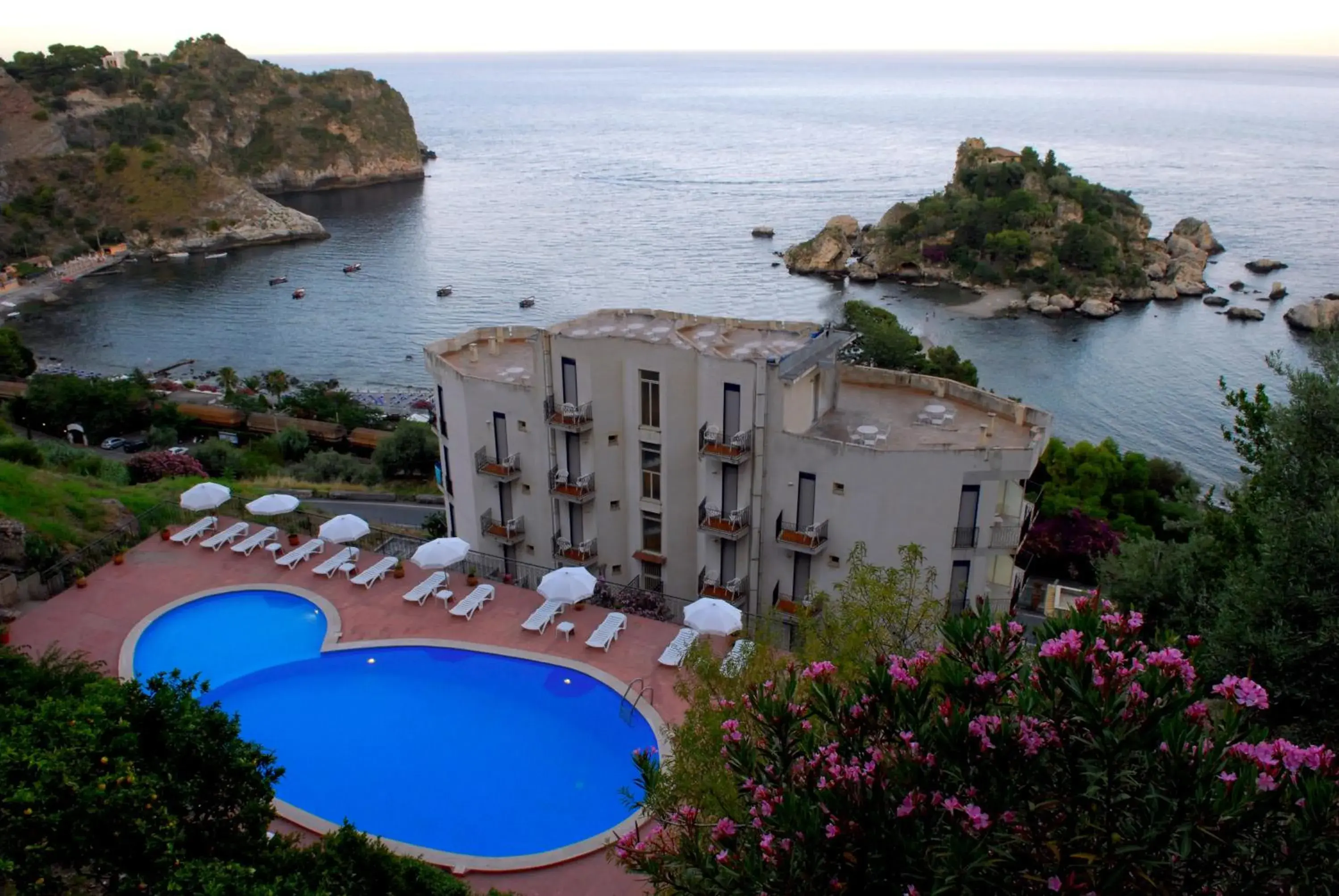 Bird's eye view, Pool View in Hotel Isola Bella