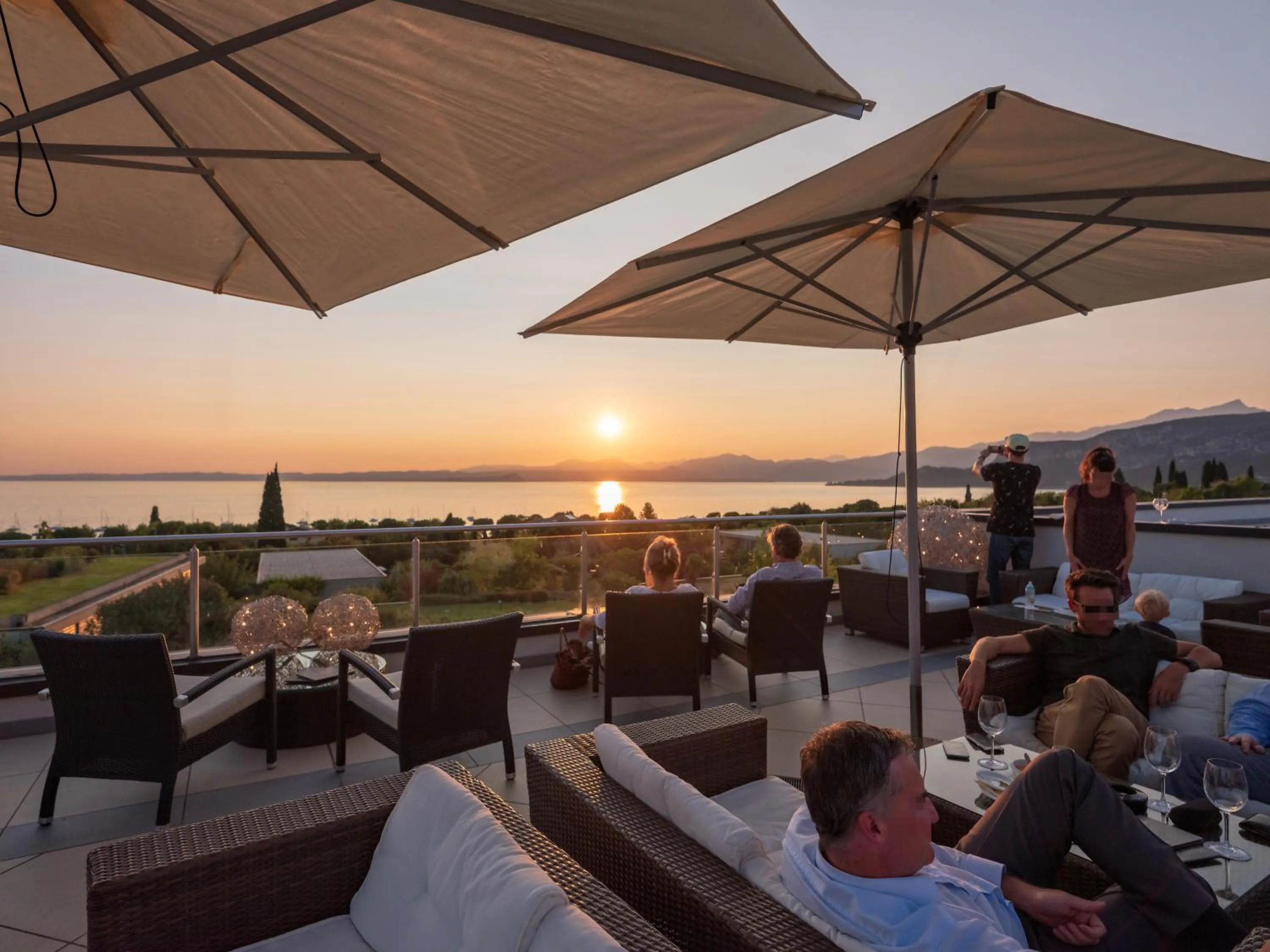 Balcony/Terrace in Parc Hotel Germano Suites & Apartments