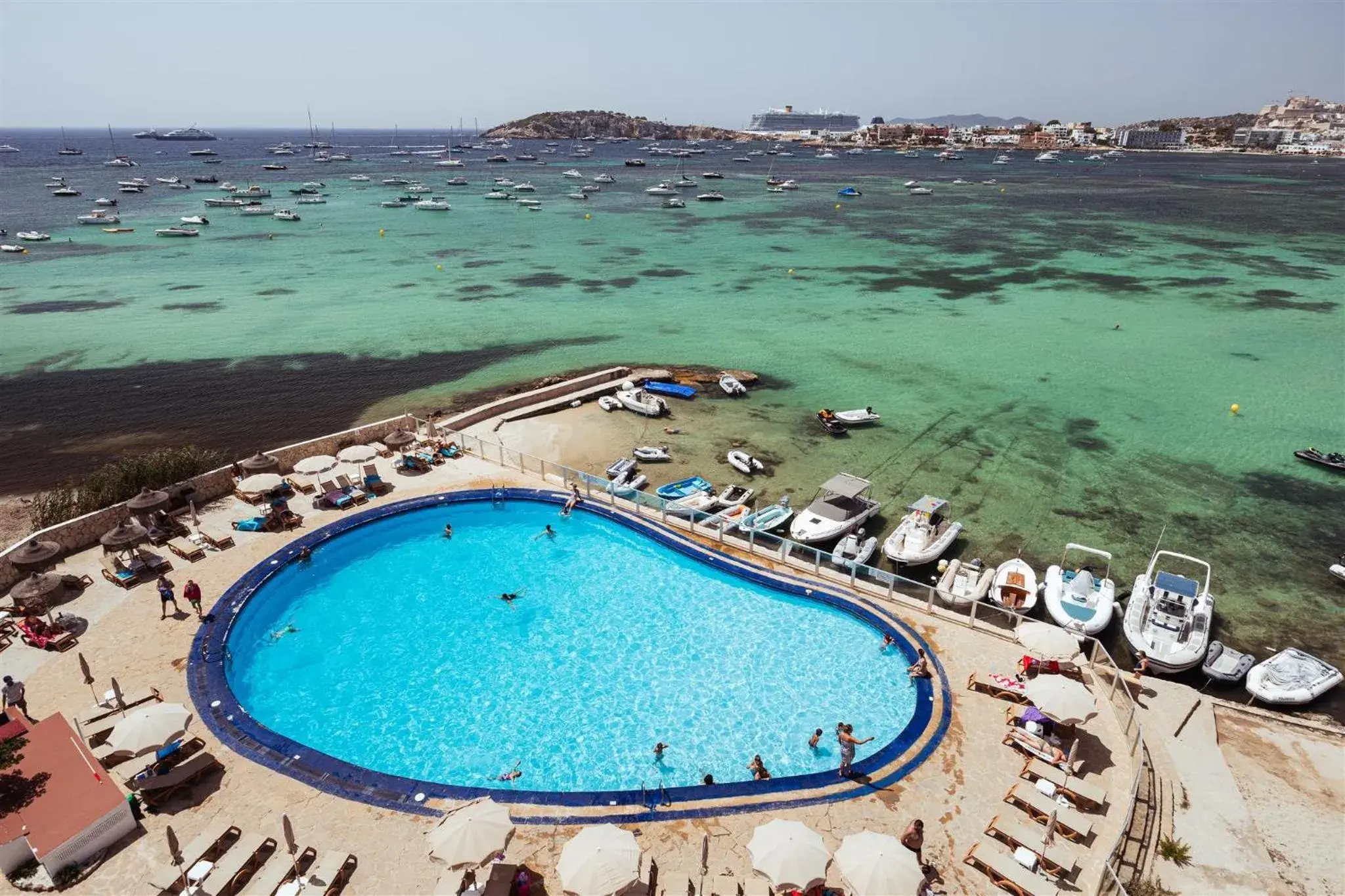 Swimming pool, Pool View in Hotel Simbad Ibiza & Spa
