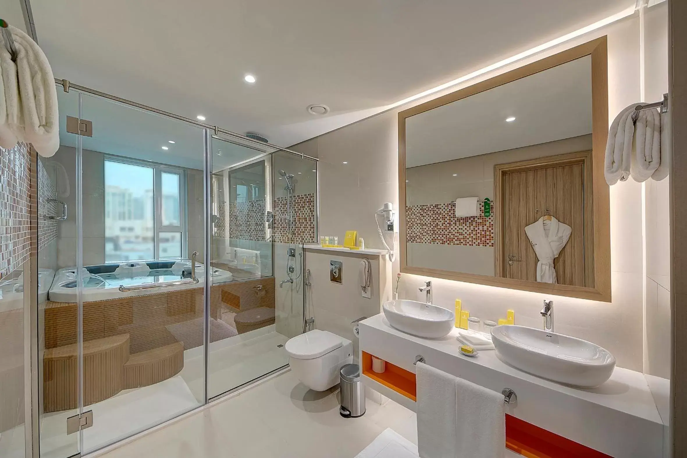 Shower, Bathroom in Al Khoory Atrium