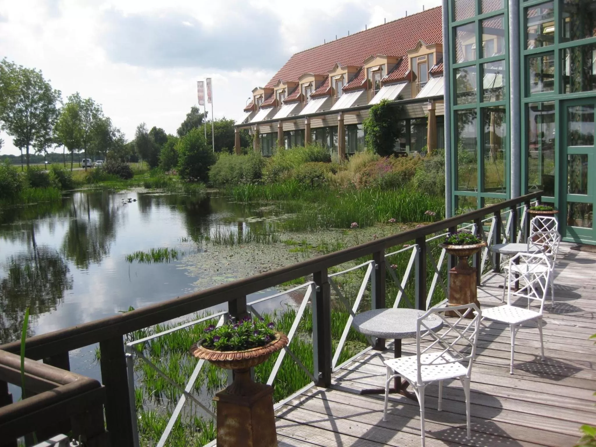 Balcony/Terrace in Hajé Hotel Joure