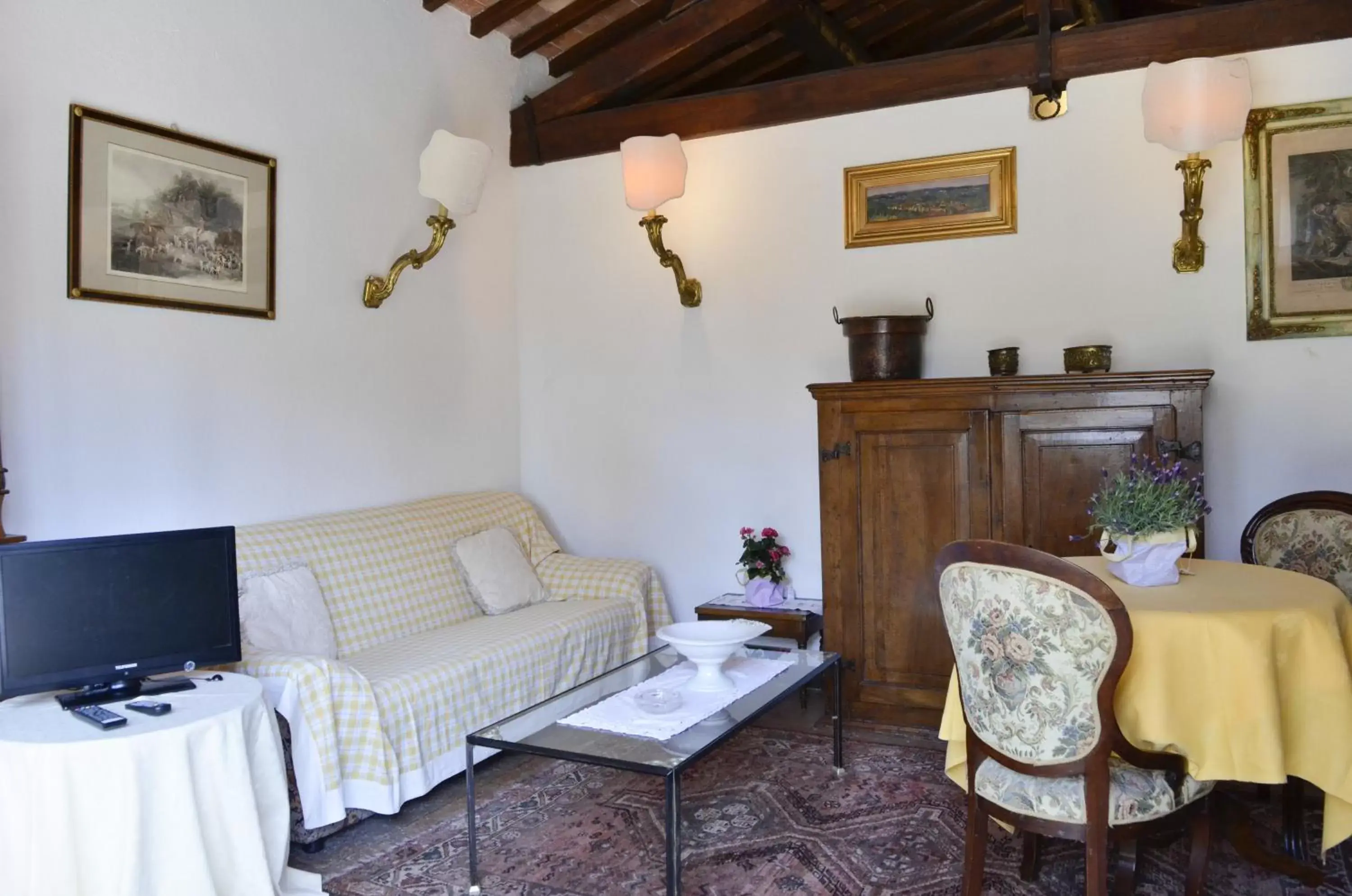 Living room, Seating Area in Residence Il Casale