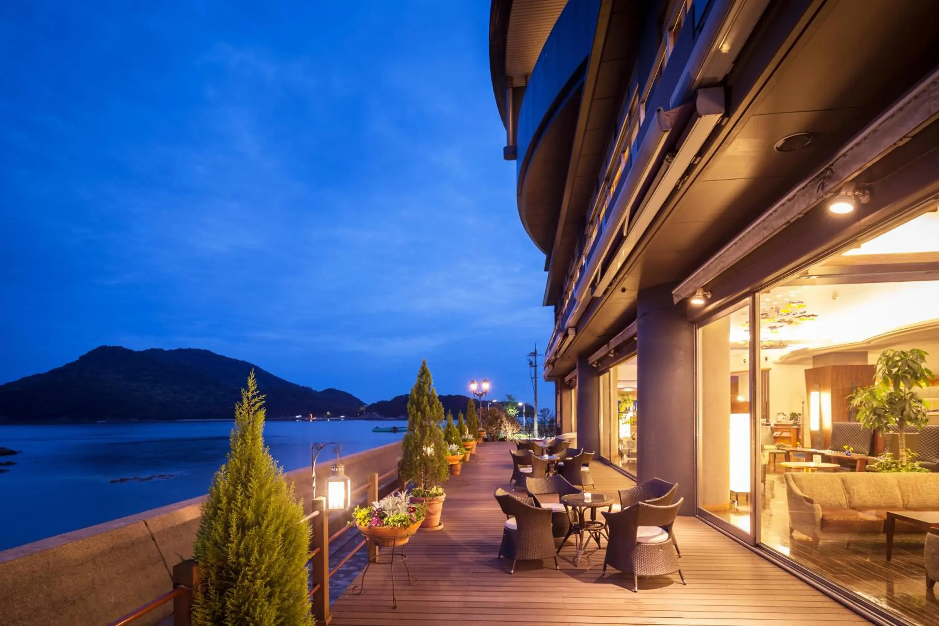 Balcony/Terrace in Hotel Ofutei