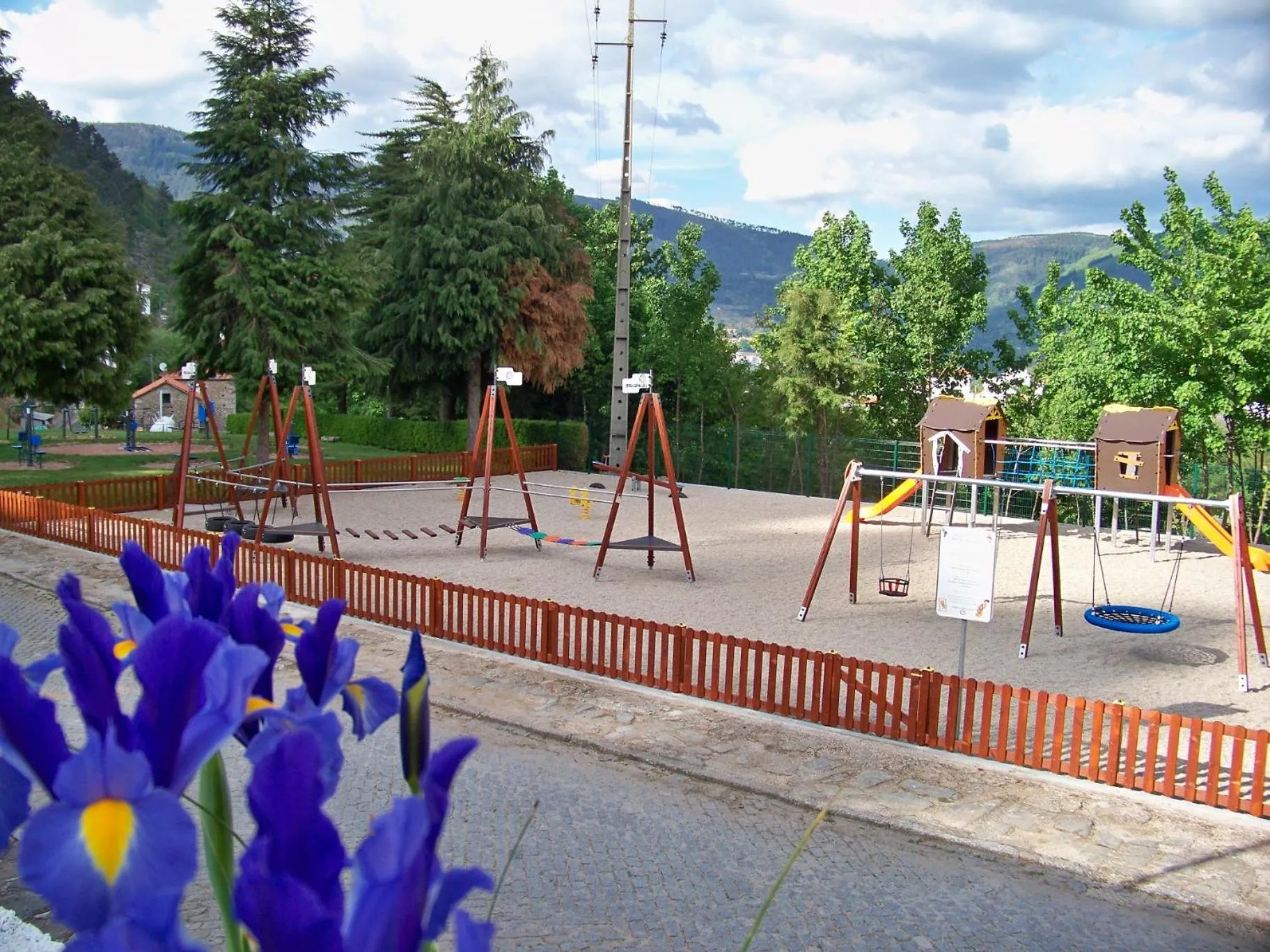 Children play ground in INATEL Manteigas