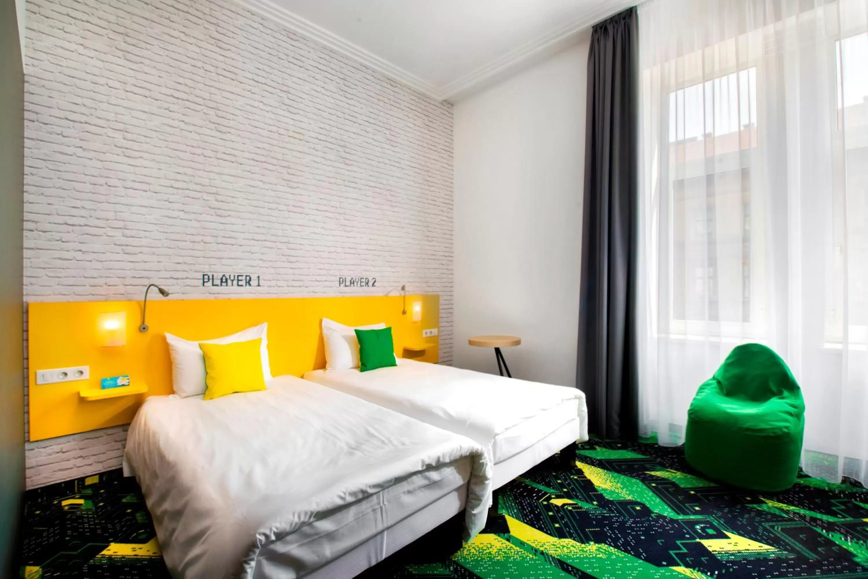 Bed in Ibis Styles Budapest Center