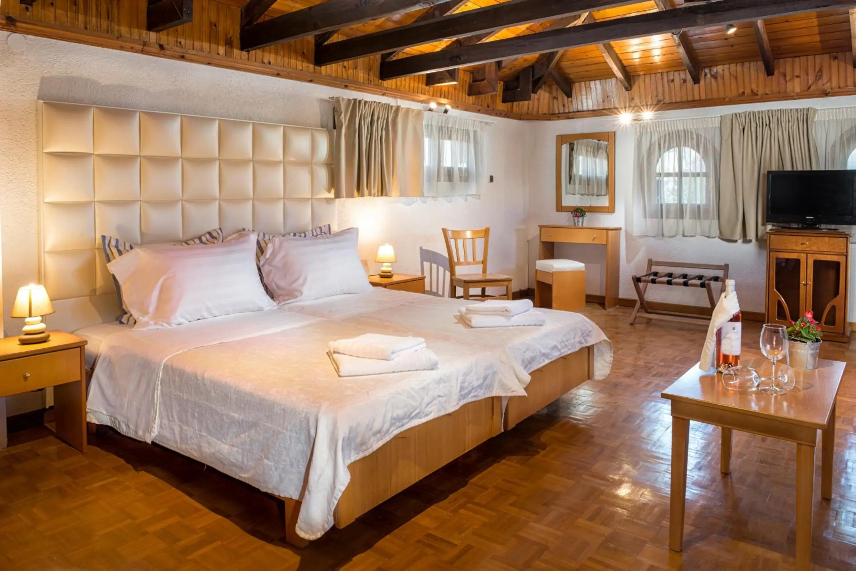 Bed in Georgalas Sun Beach Resort
