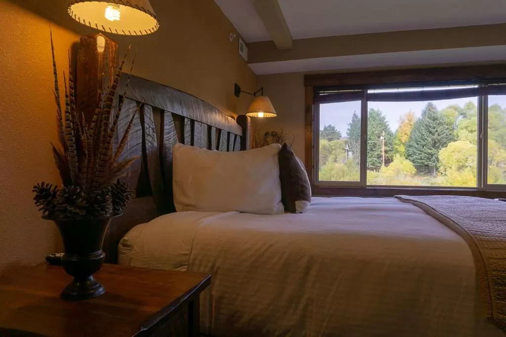 Bed in Duck Inn Lodge