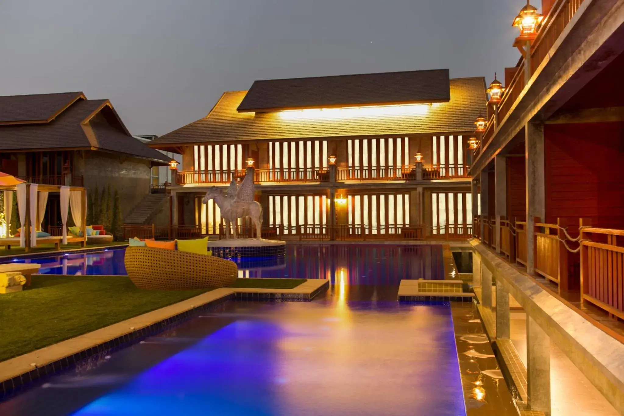 Pool view, Property Building in The Chaya Resort and Spa