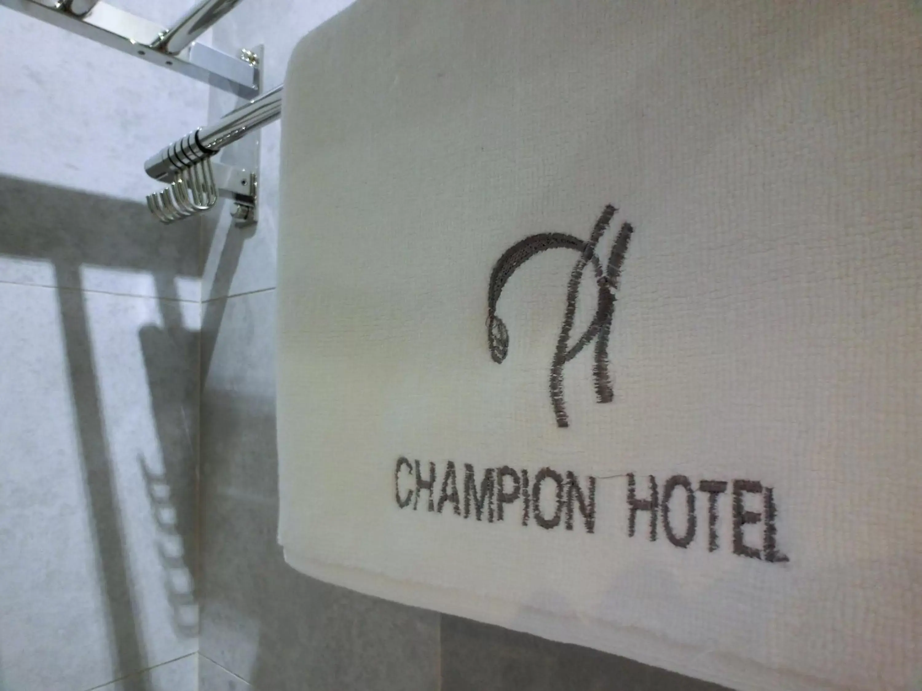 Decorative detail, Property Logo/Sign in Champion Hotel