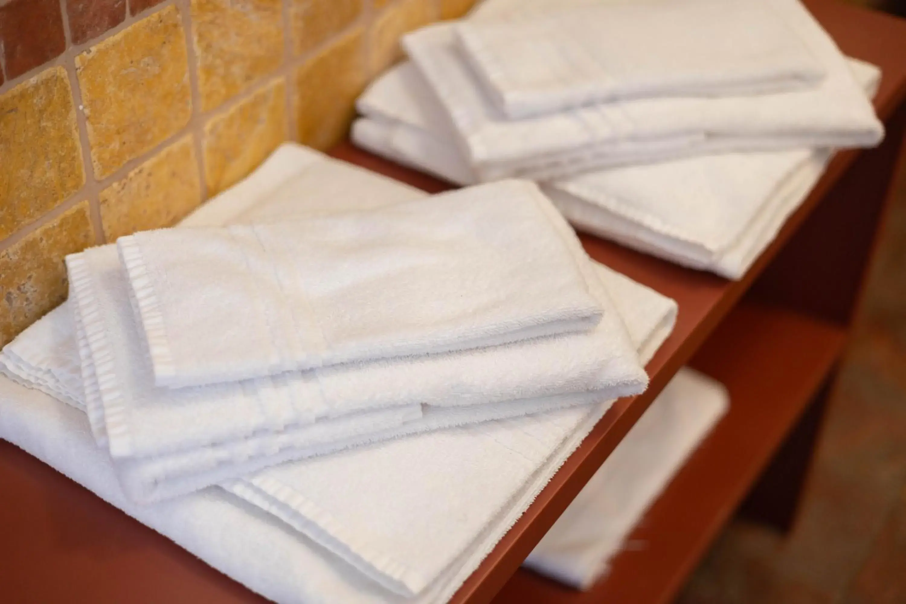 towels, Bed in Hotel La Fert