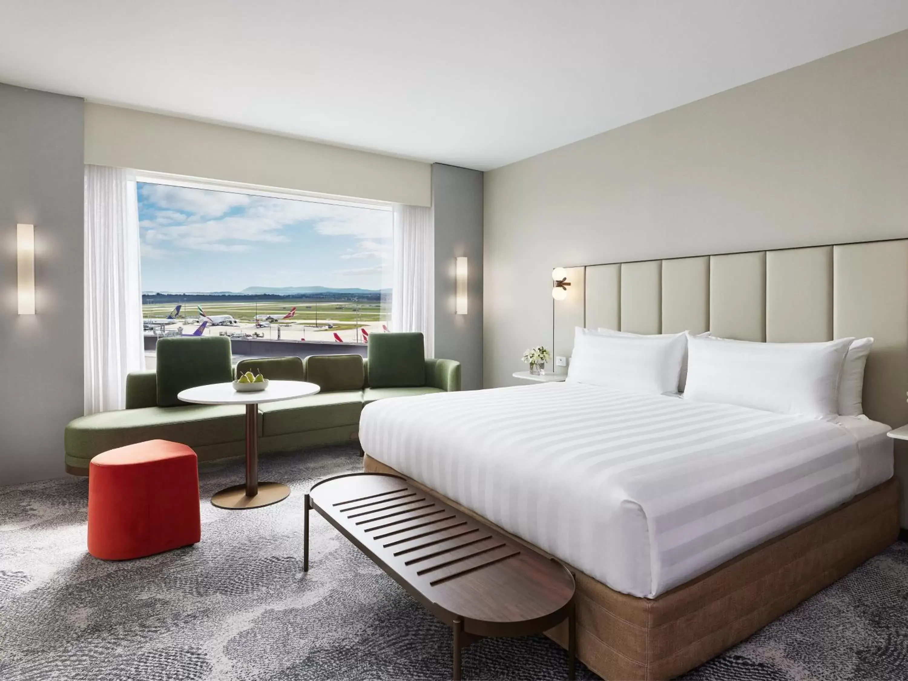 Bed in PARKROYAL Melbourne Airport