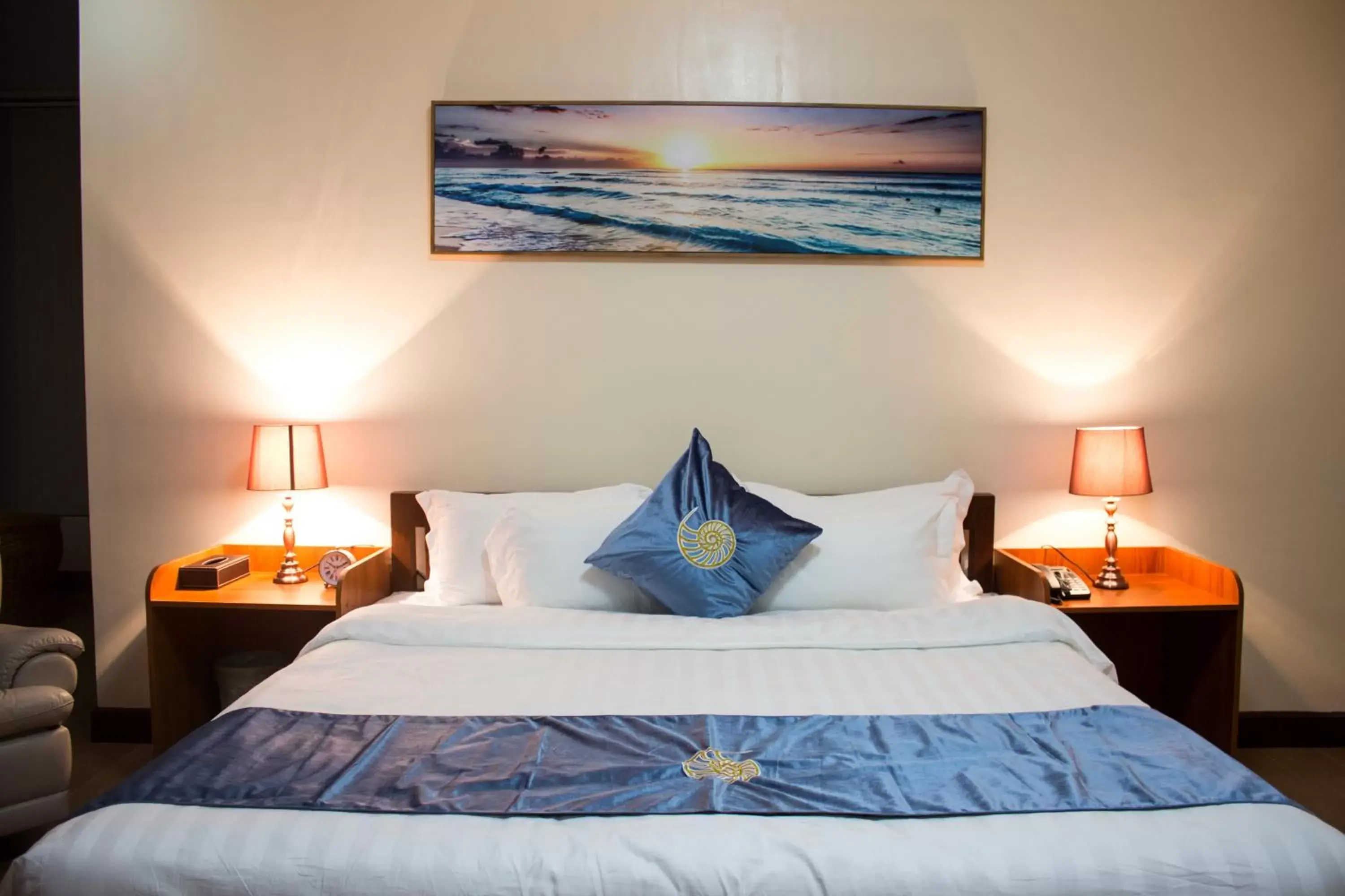 Night, Bed in Costa Palawan Resort