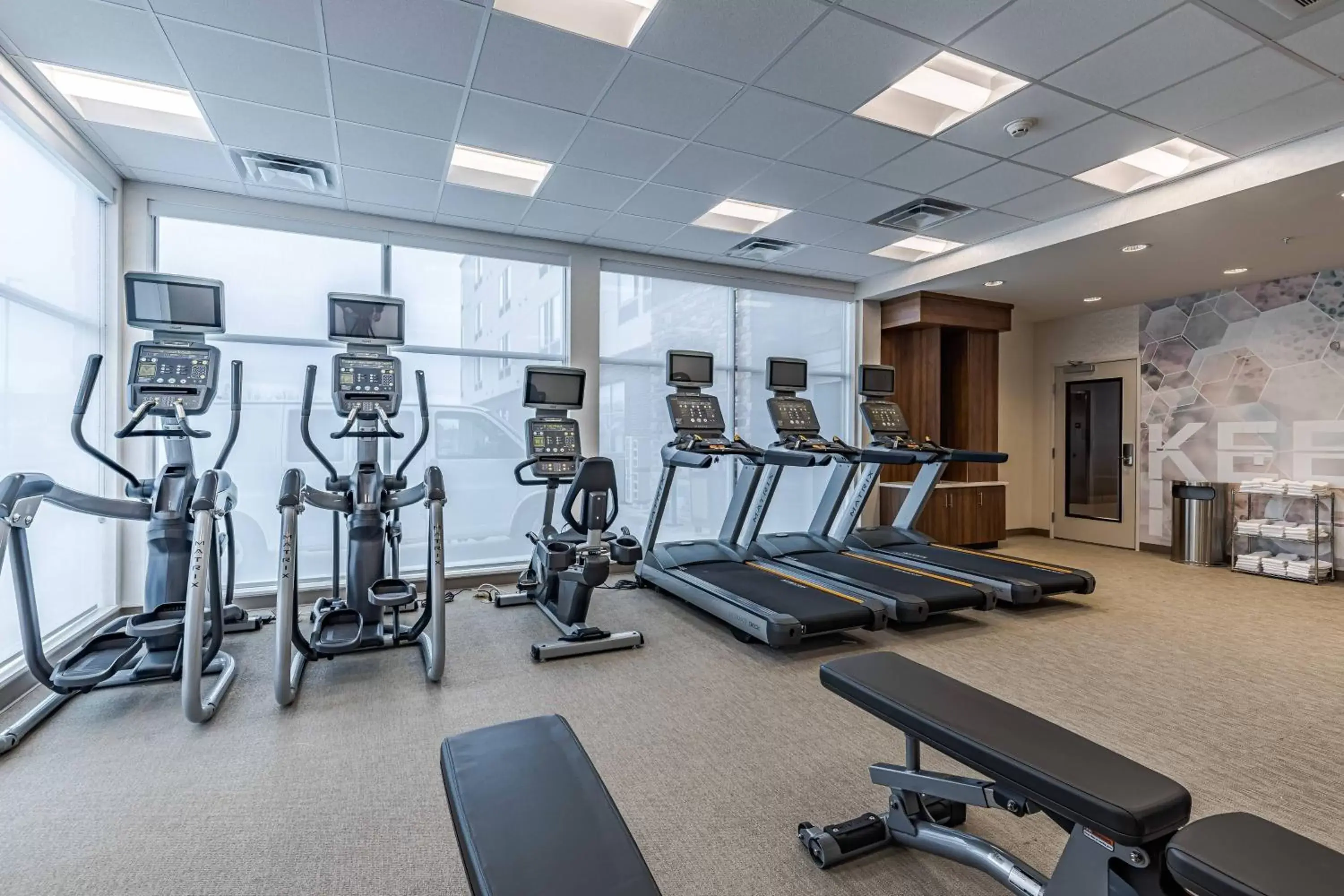 Fitness centre/facilities, Fitness Center/Facilities in SpringHill Suites by Marriott Fort Wayne North