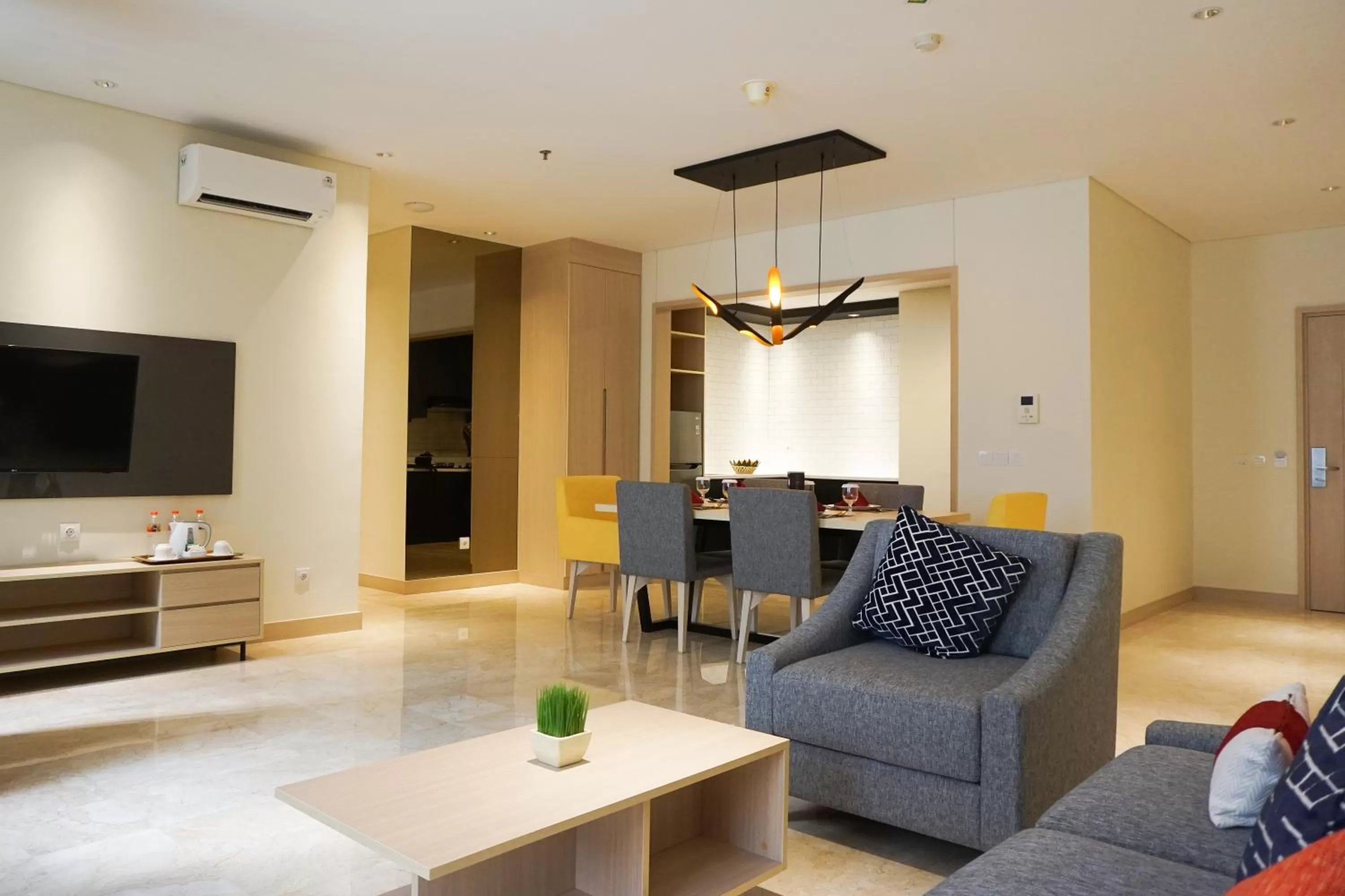 Living room in Midtown Residence Simatupang Jakarta