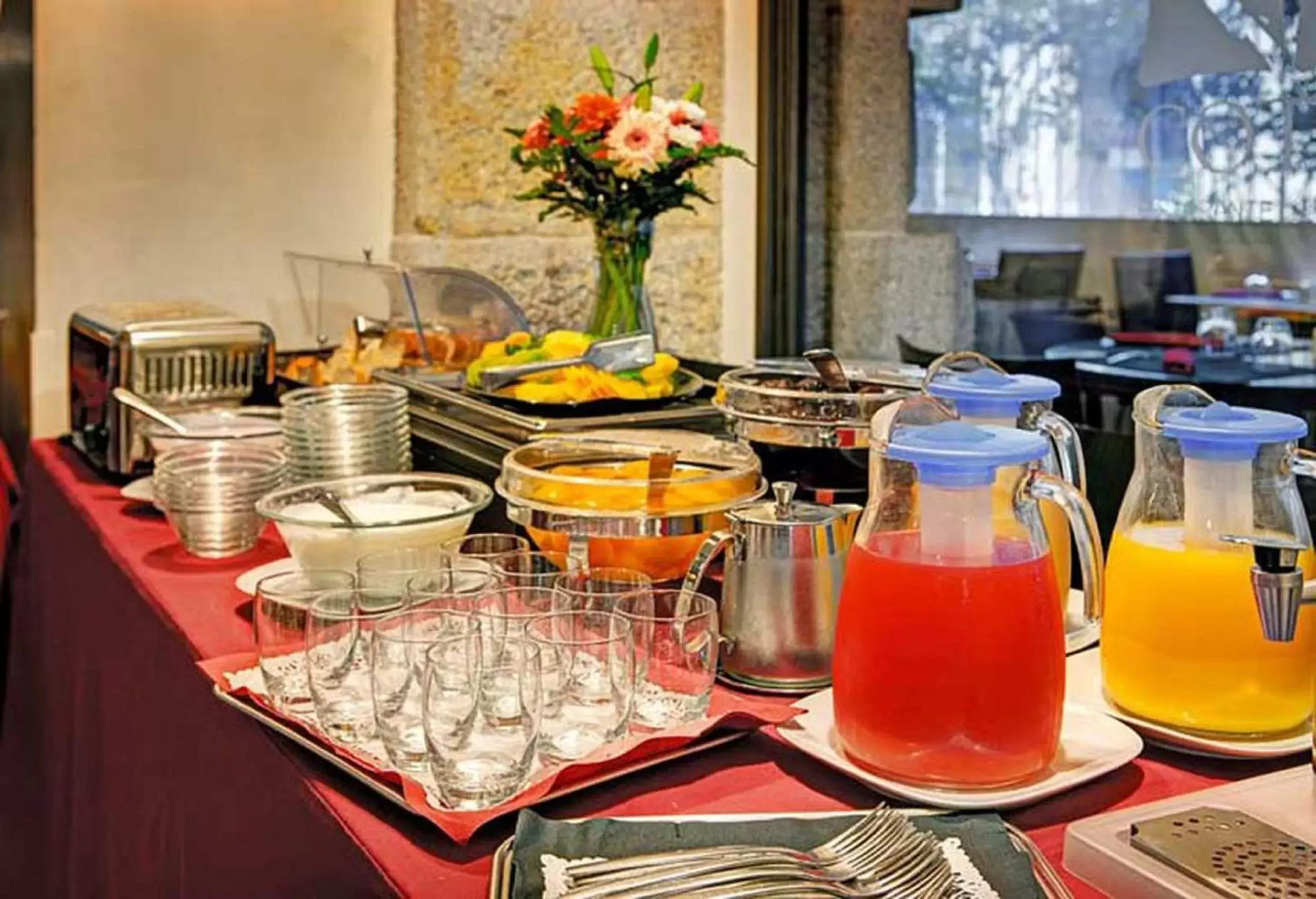 Continental breakfast in Dharma Luxury Hotel
