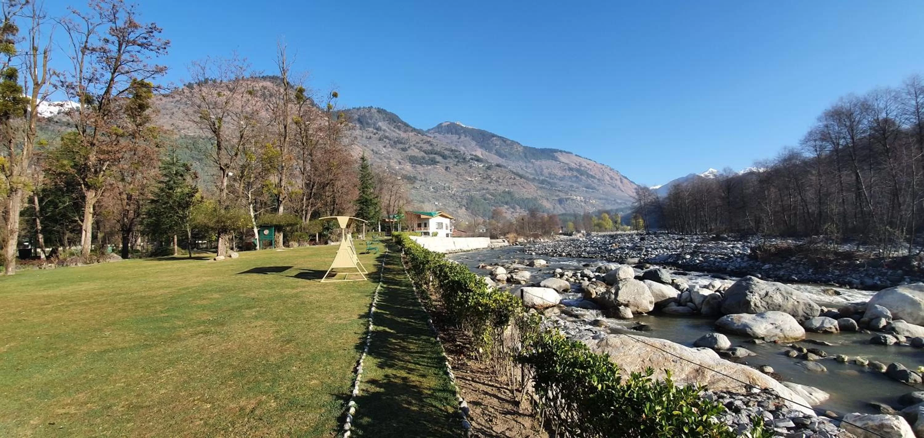 Garden in Span Resort and Spa, Manali