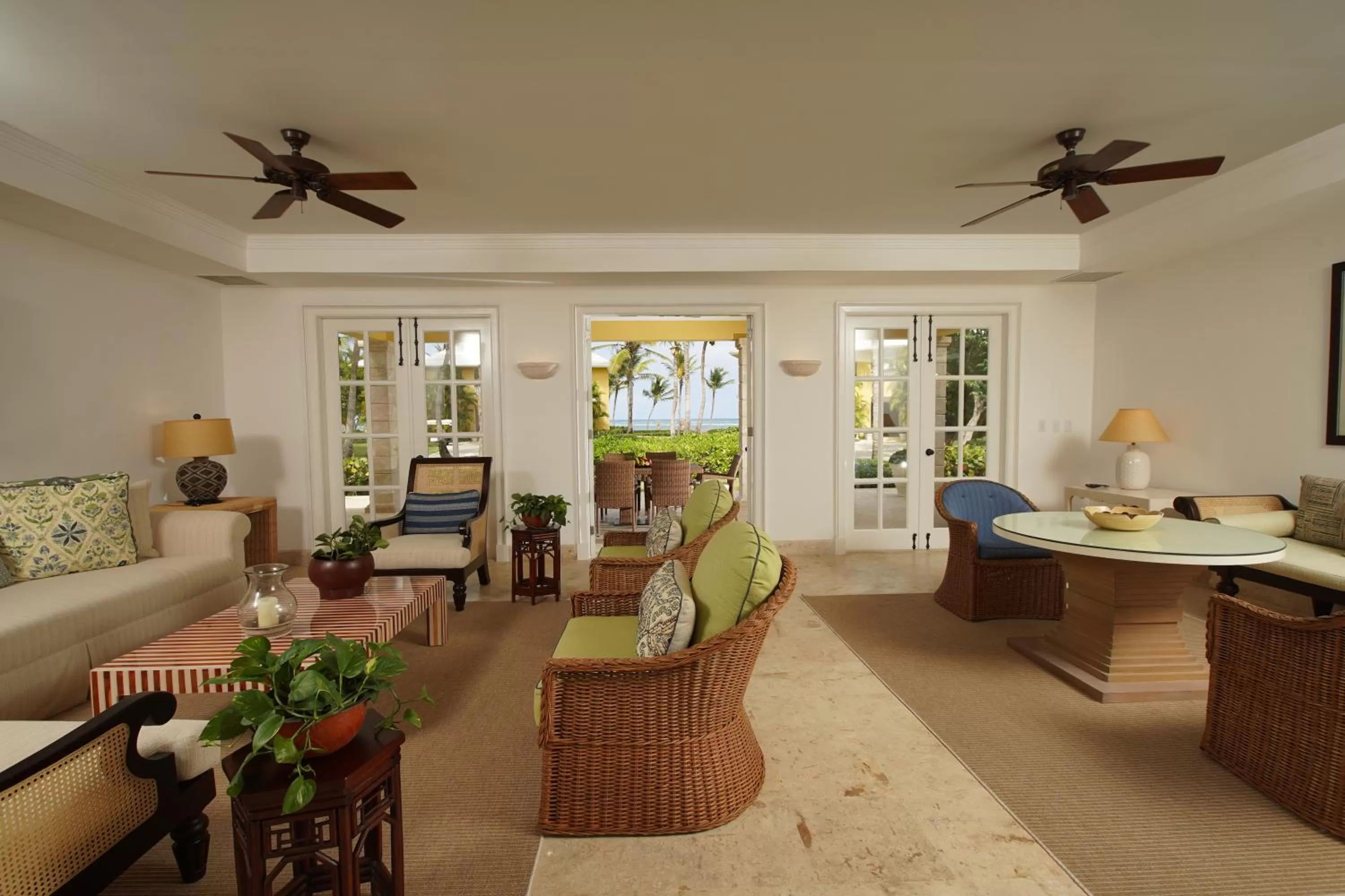 Living room in Tortuga Bay