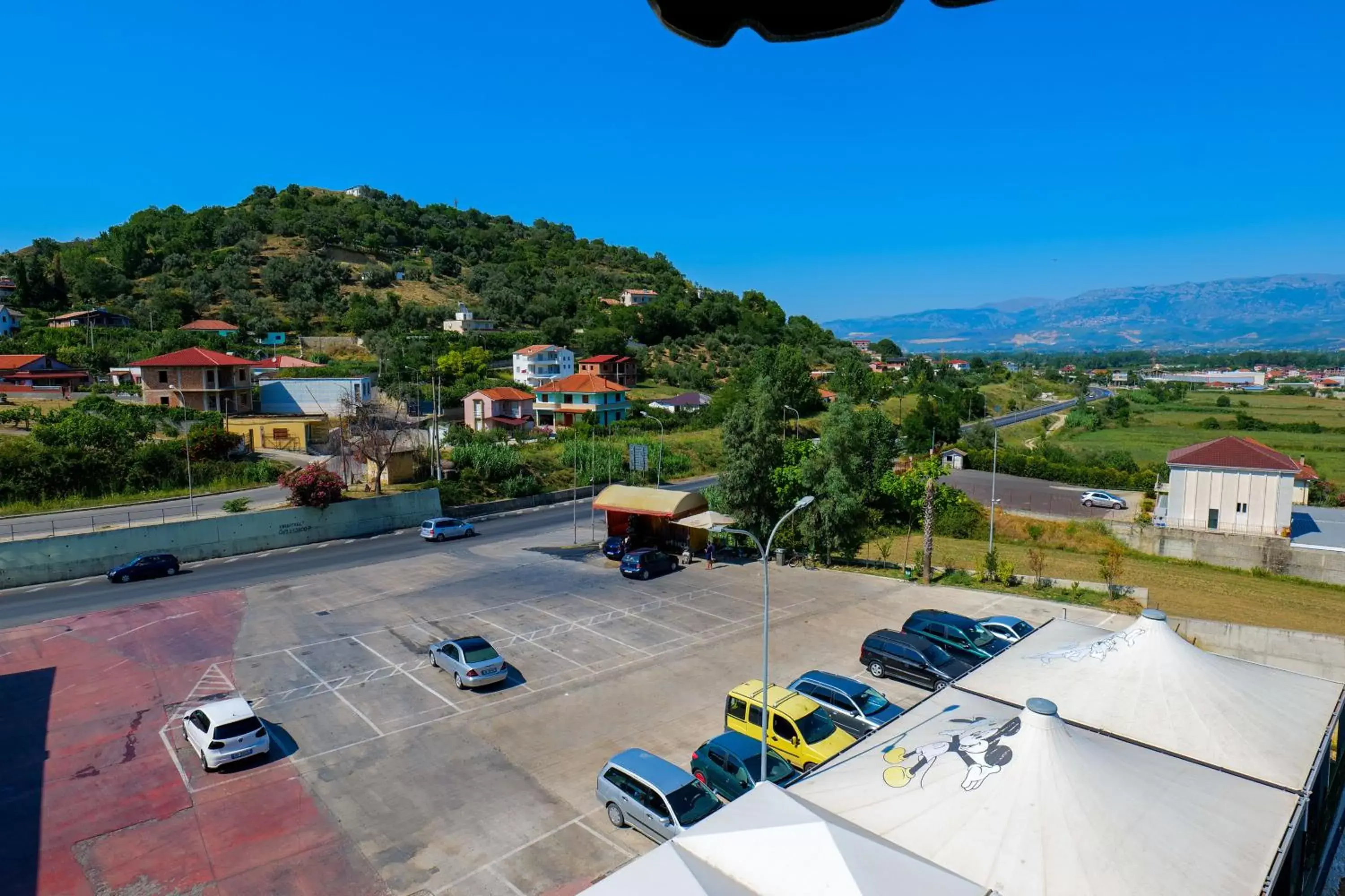Mountain view in LORD Hotel Tirana