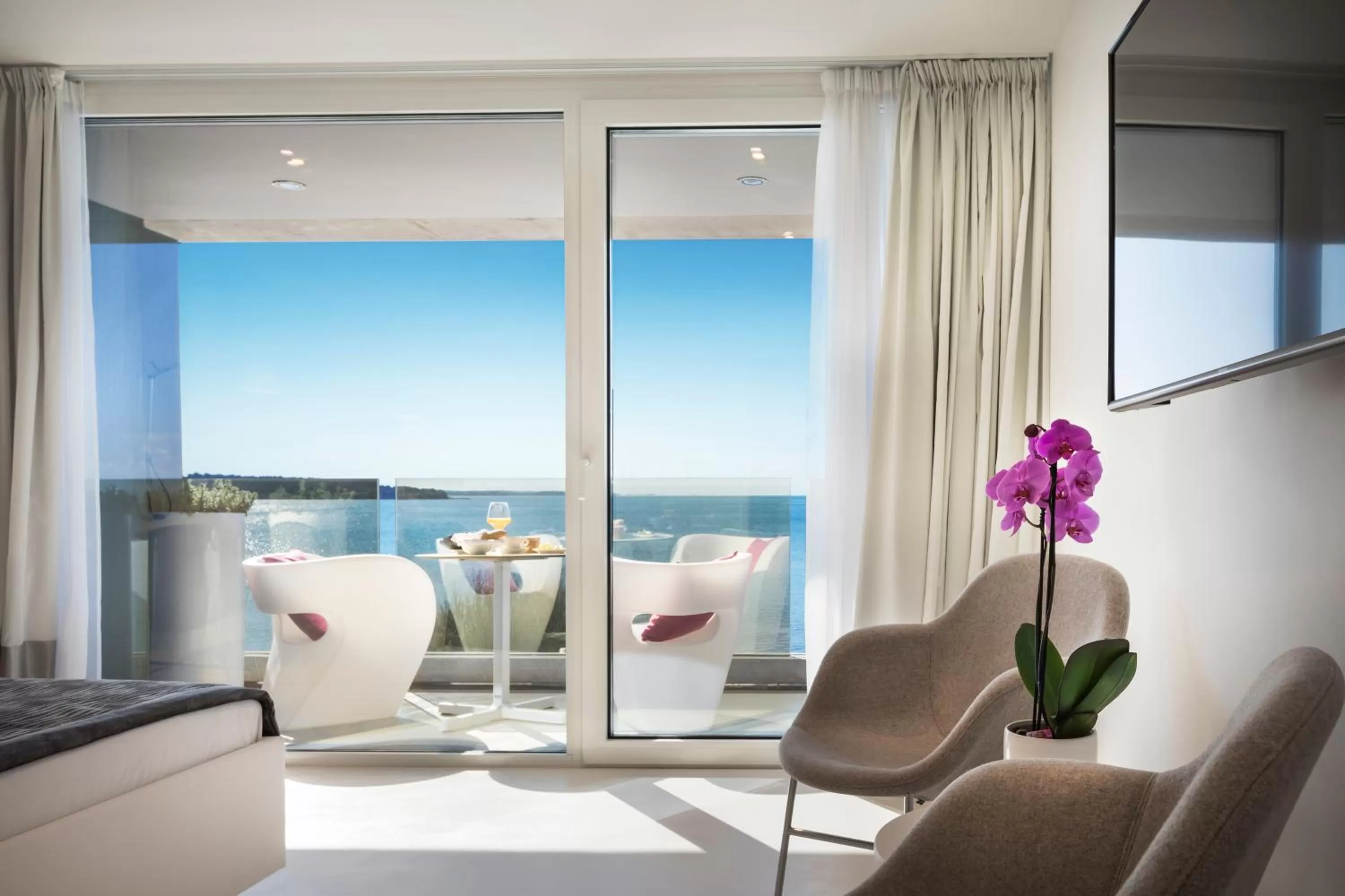 Balcony/Terrace in RIVALMARE BEACH Boutique Hotel