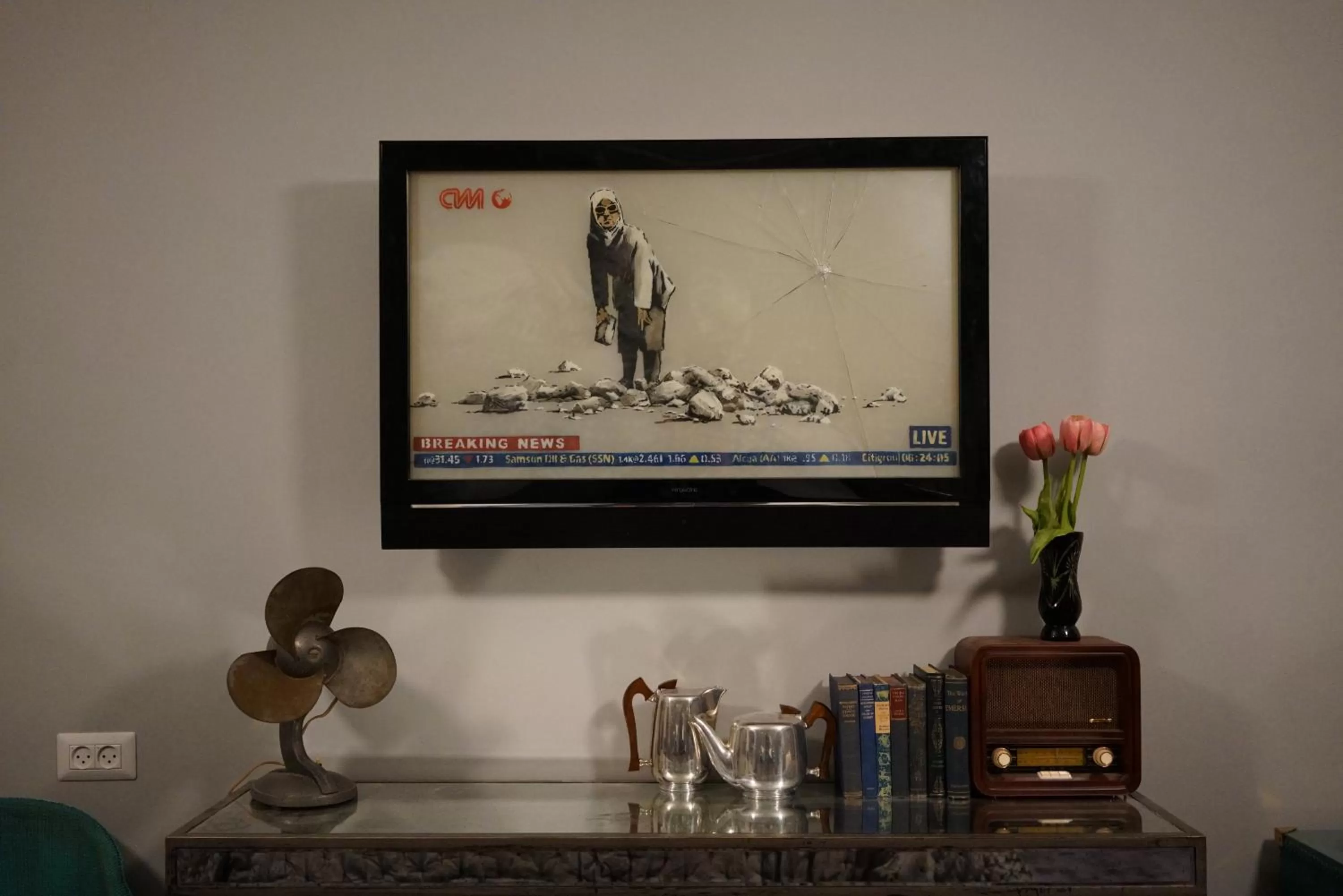 Decorative detail in The Walled Off Hotel