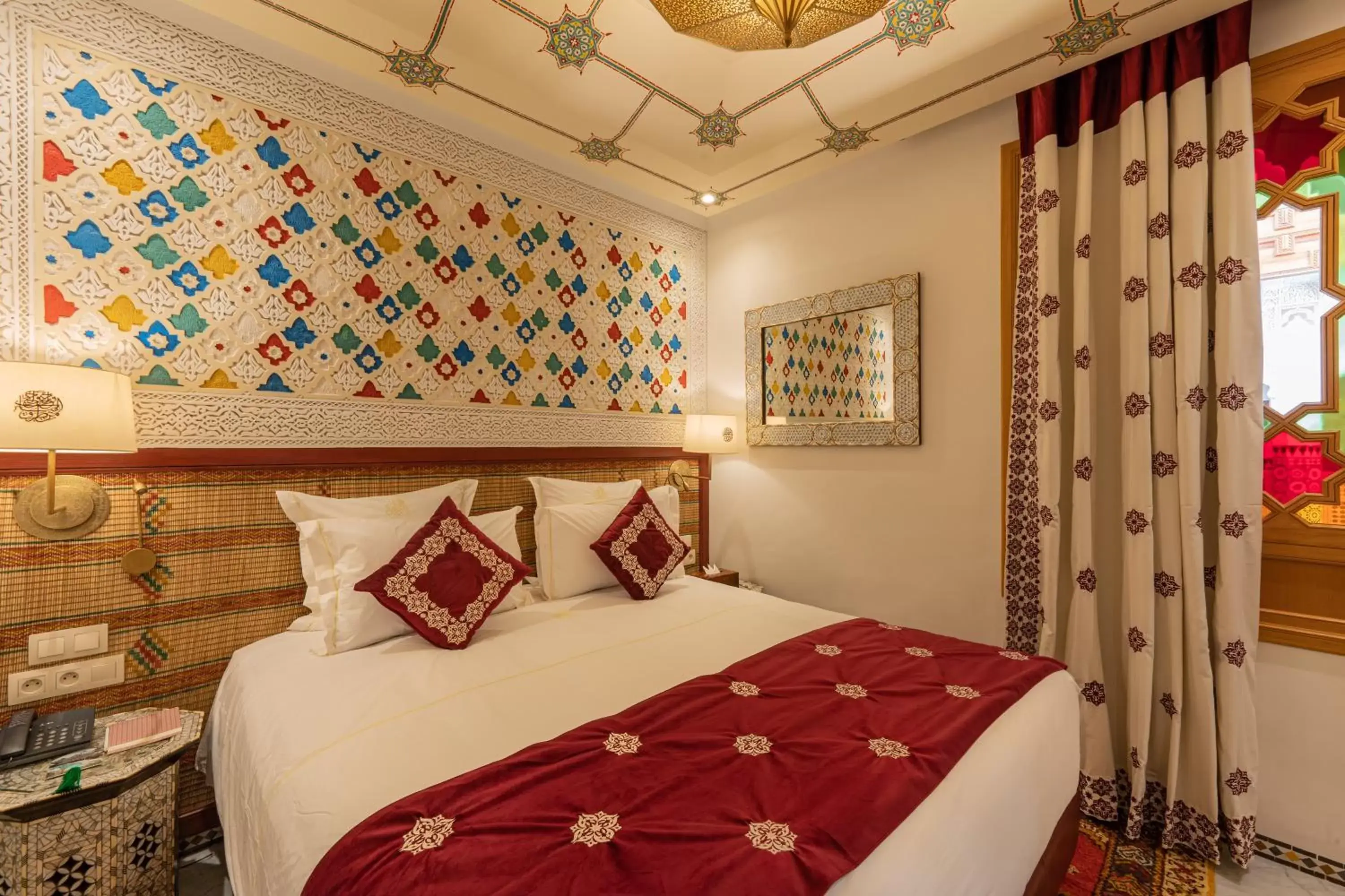 Bed in La Maison Arabe Hotel, Spa & Cooking Workshops