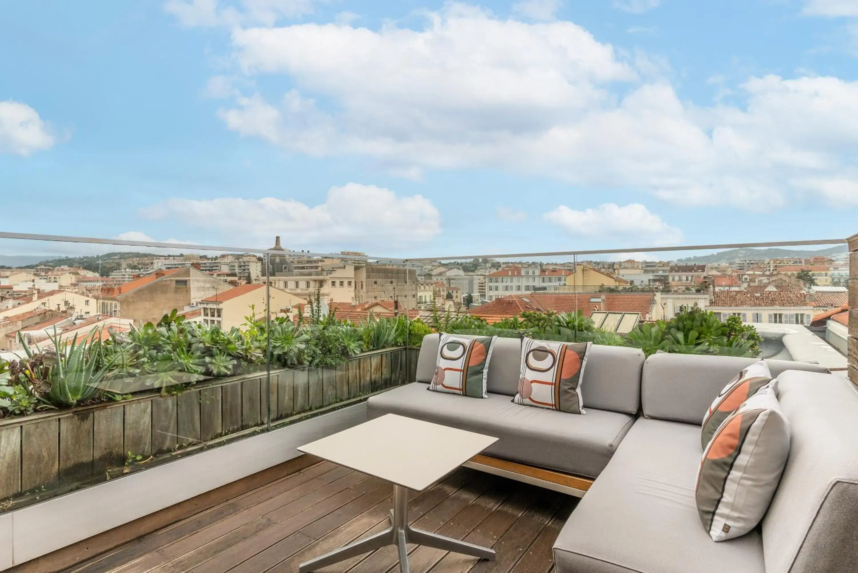 Patio in Five Seas Hotel Cannes, a Member of Design Hotels