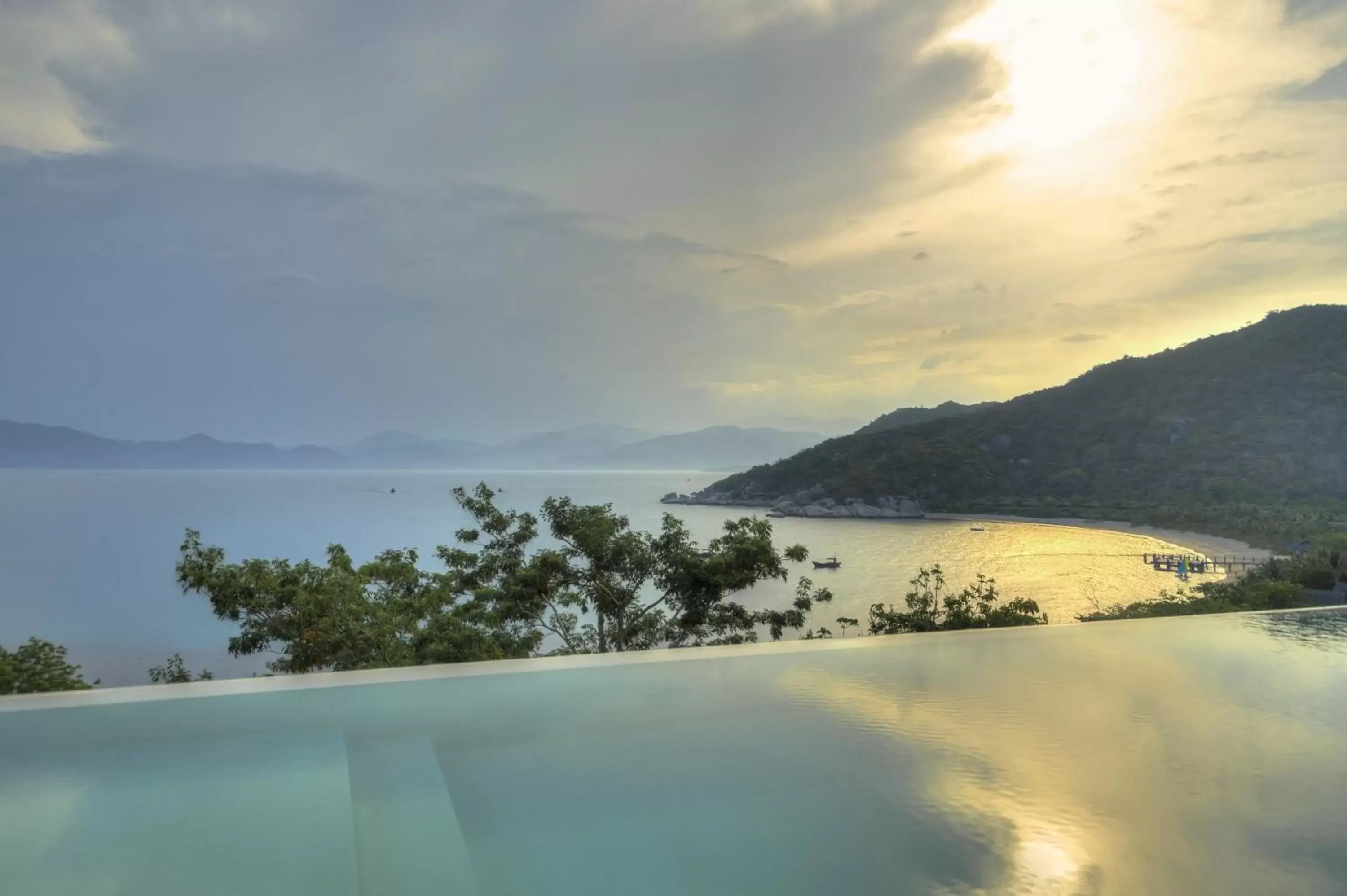 Balcony/Terrace, Swimming Pool in Six Senses Ninh Van Bay