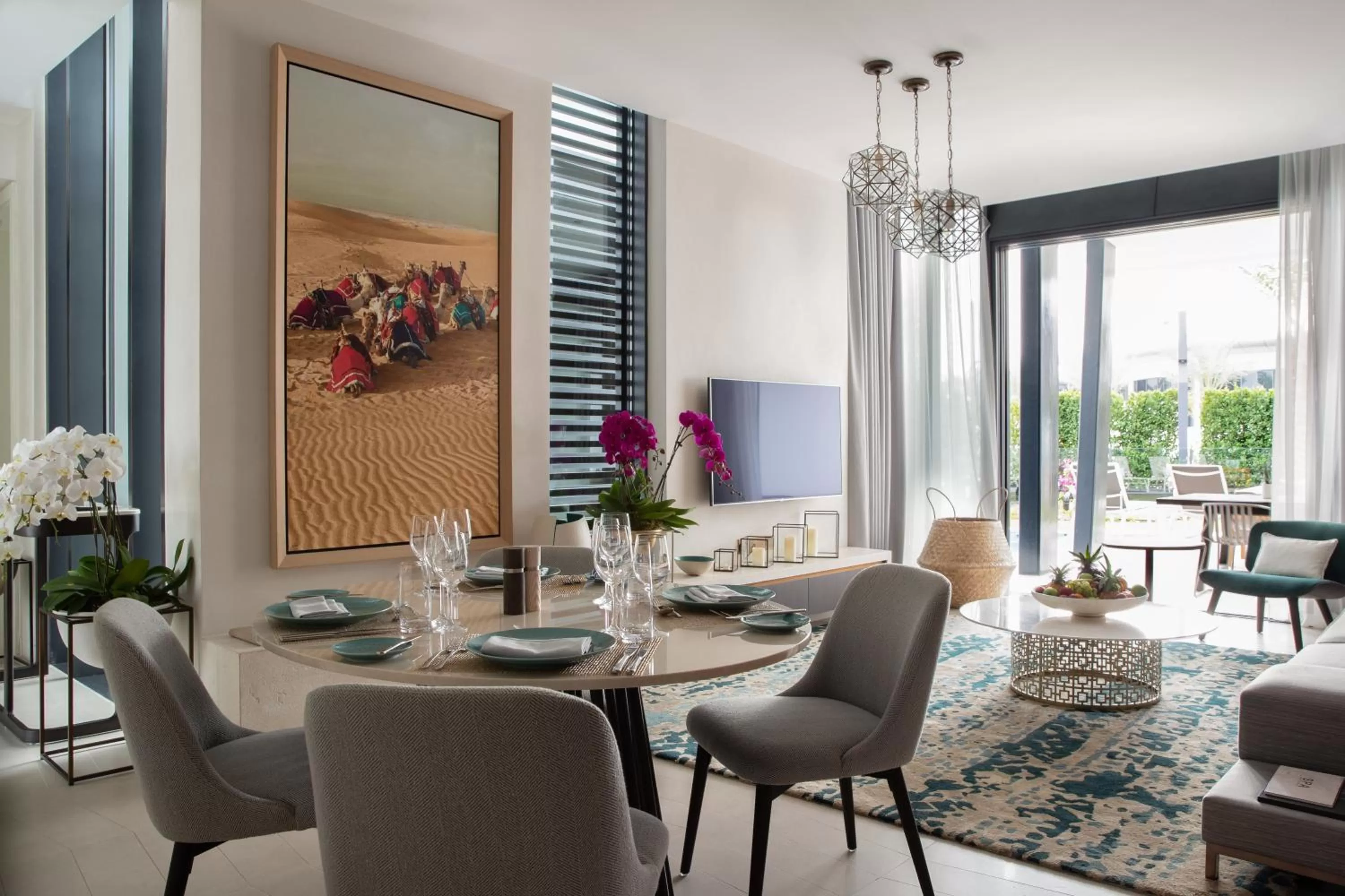 Living room in Jumeirah Saadiyat Island Abu Dhabi