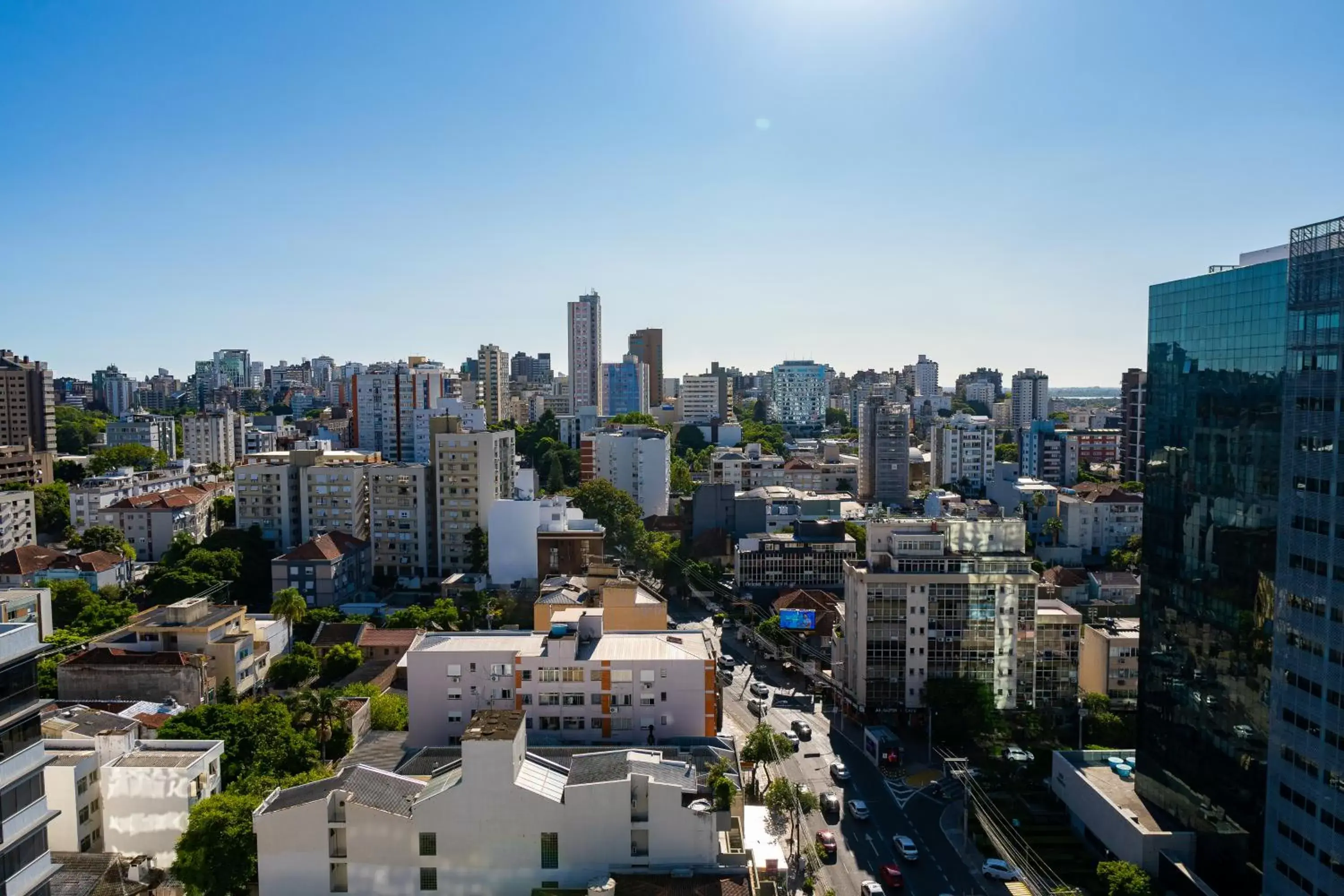 City view in ibis Styles Porto Alegre Moinhos de Vento