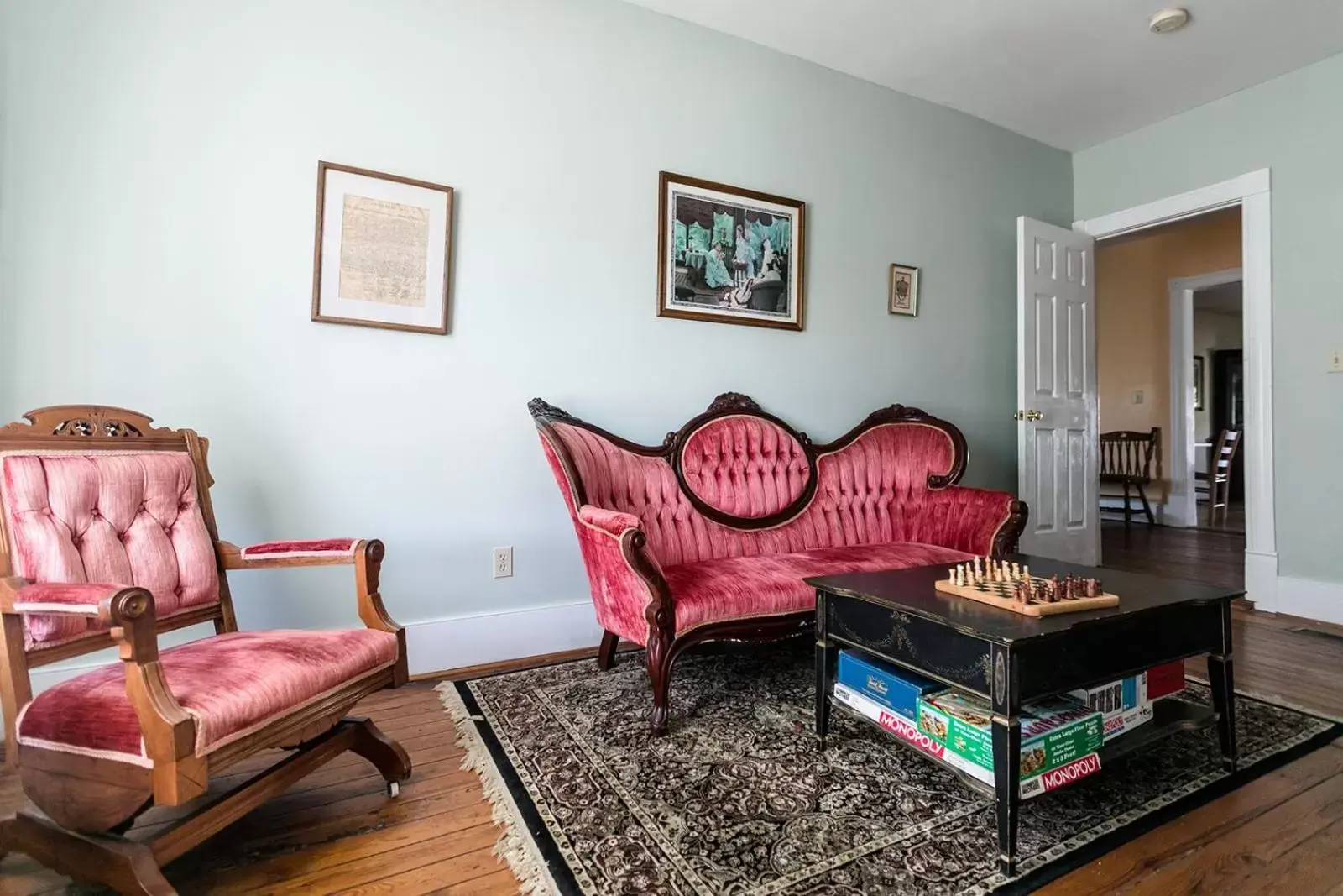 Seating Area in The Babcock House