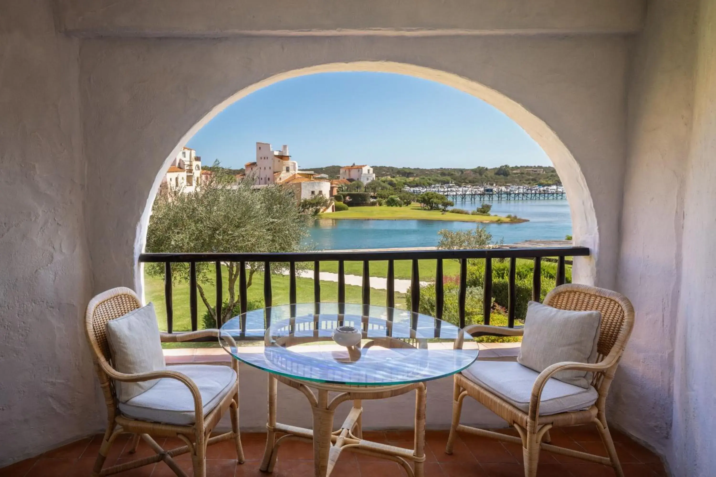 Photo of the whole room, Balcony/Terrace in Hotel Cala Di Volpe A Luxury Collection Hotel Costa Smeralda