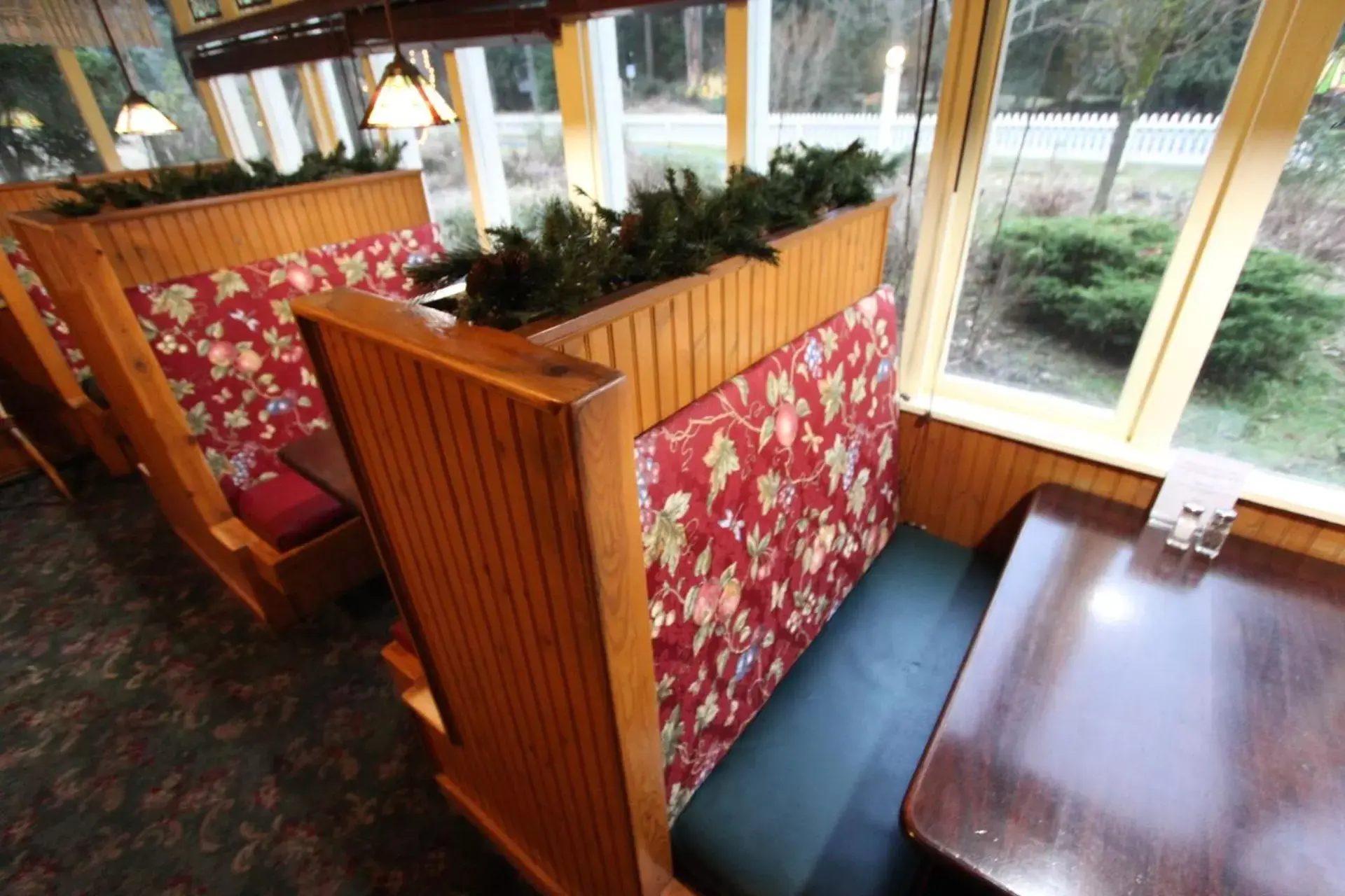 Seating area in Alexander's Lodge