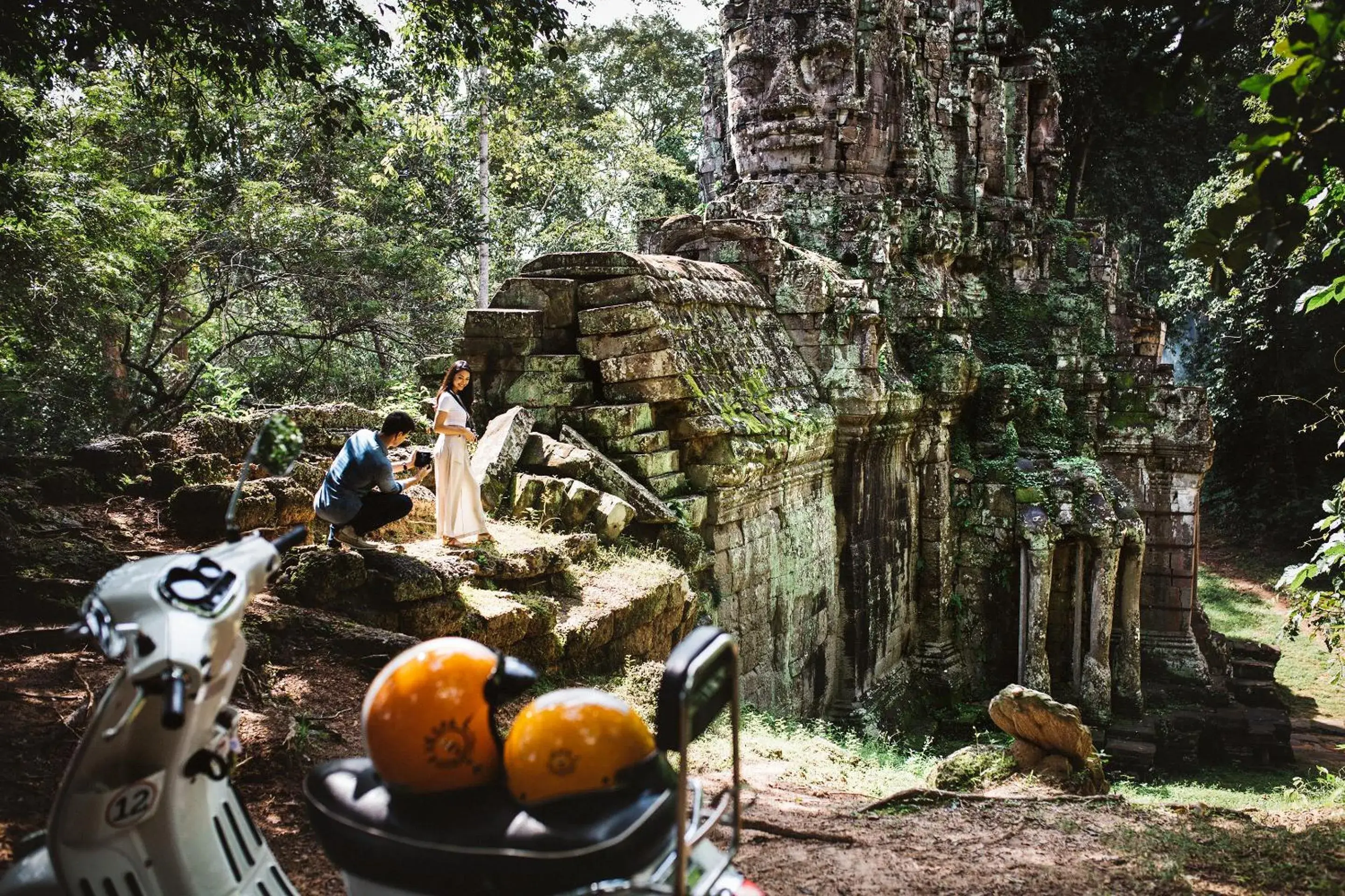 Natural landscape in Raffles Grand Hotel d'Angkor