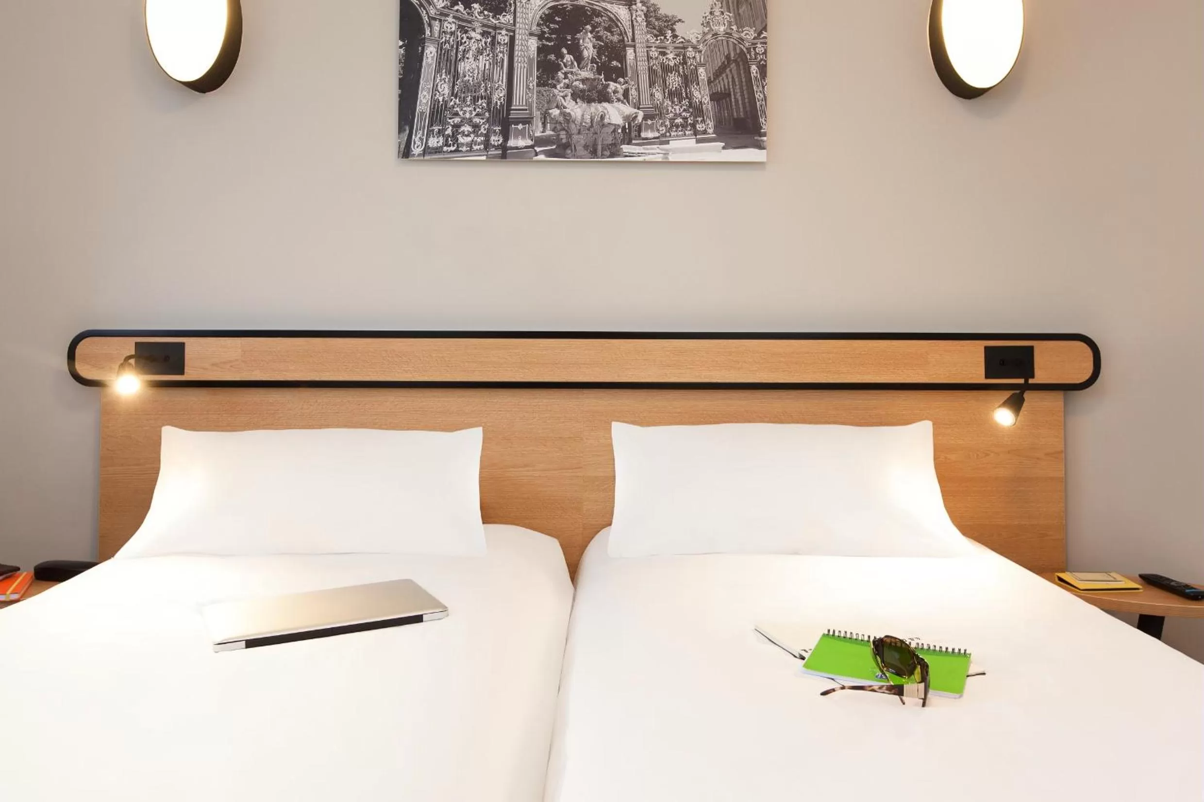 Bedroom, Bed in Aparthotel Adagio Access Nancy Centre