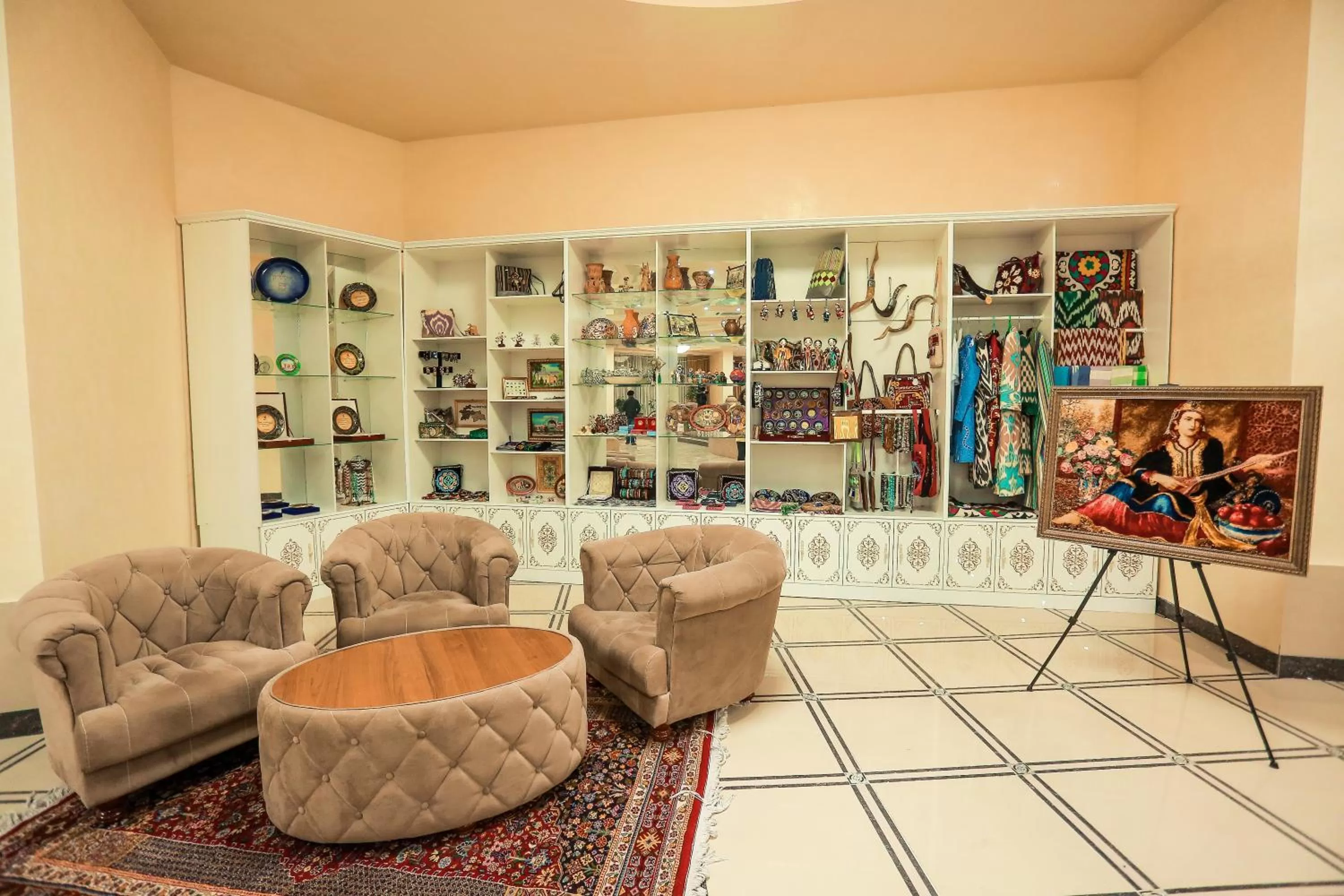 Living room in Sugdiyon Hotel