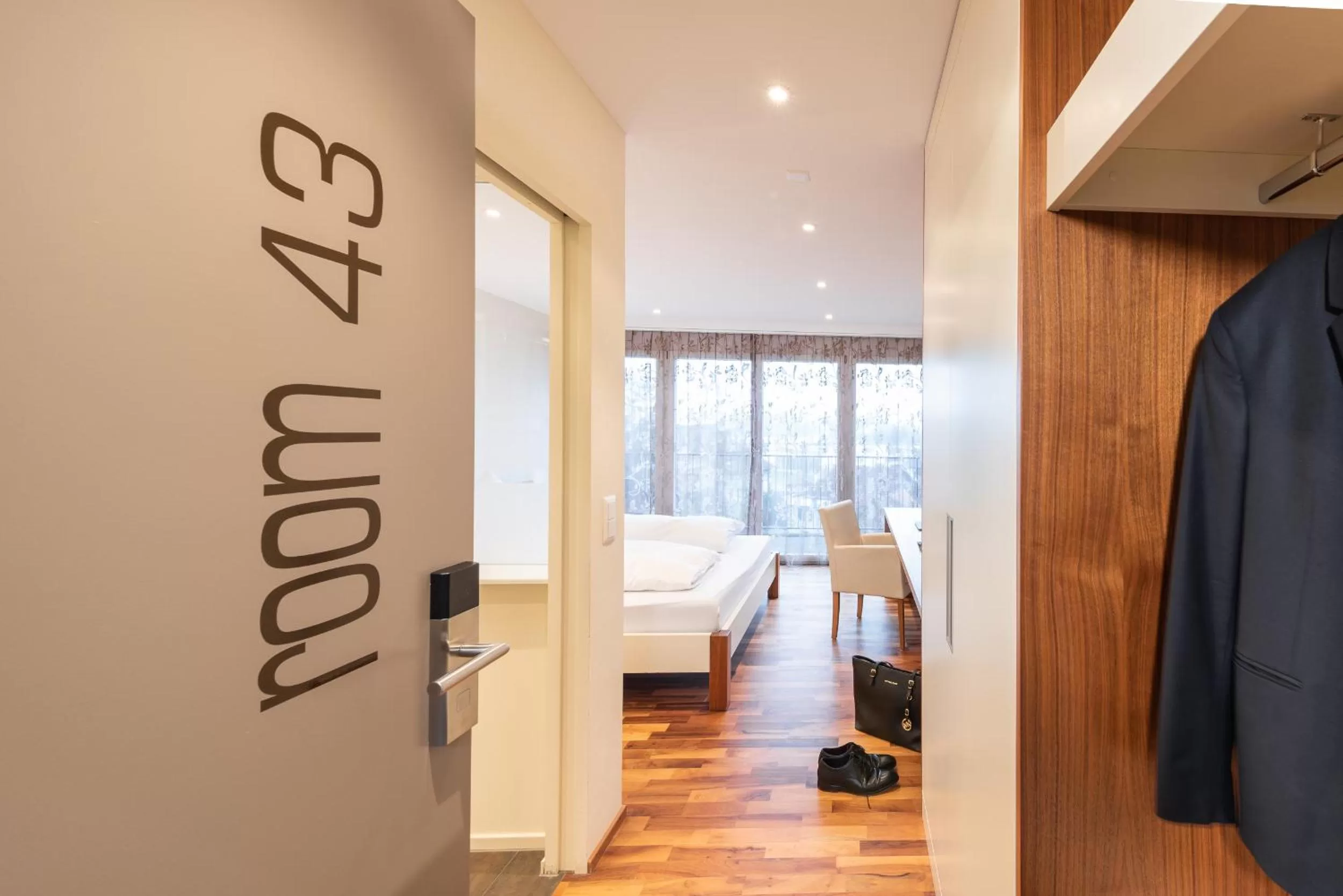 Bed in Hotel Rössli