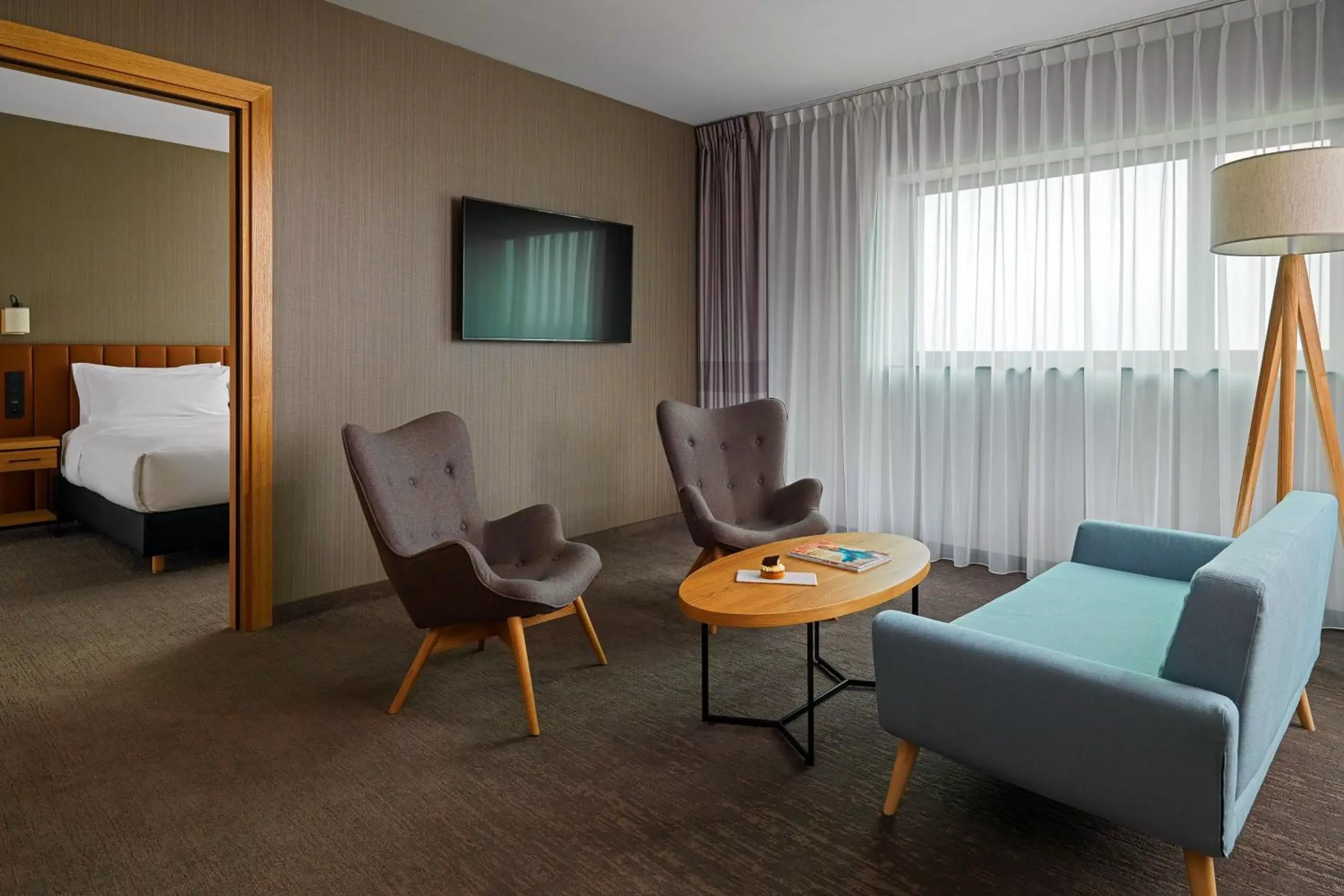 Living room, Seating Area in Four Points by Sheraton Warsaw Mokotow