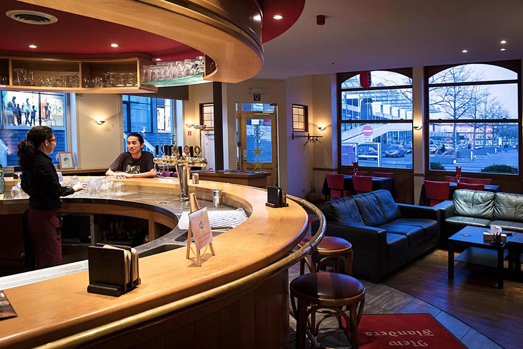 Lounge or bar in Hotel New Flanders