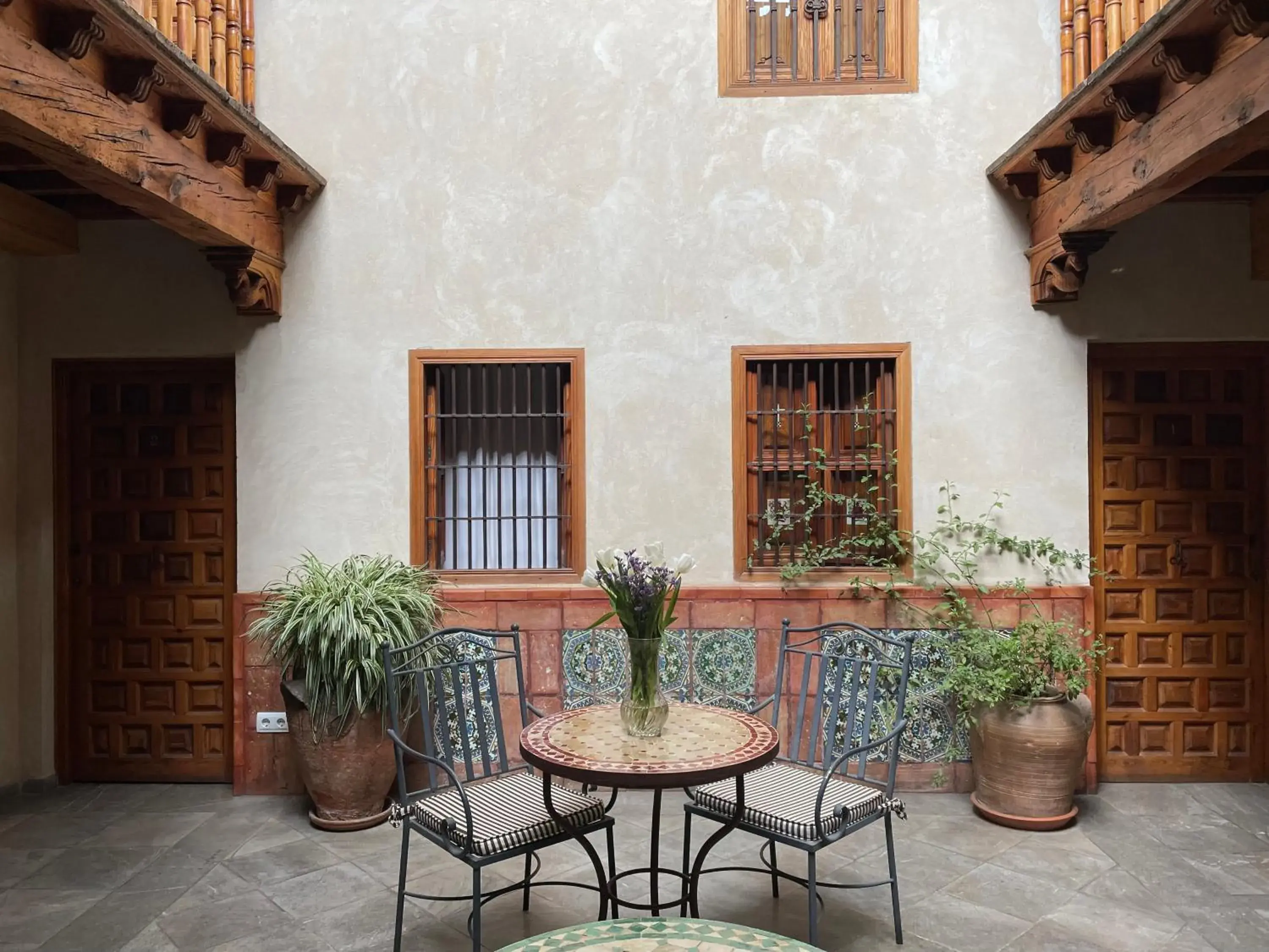 Patio in Hotel Santa Isabel La Real