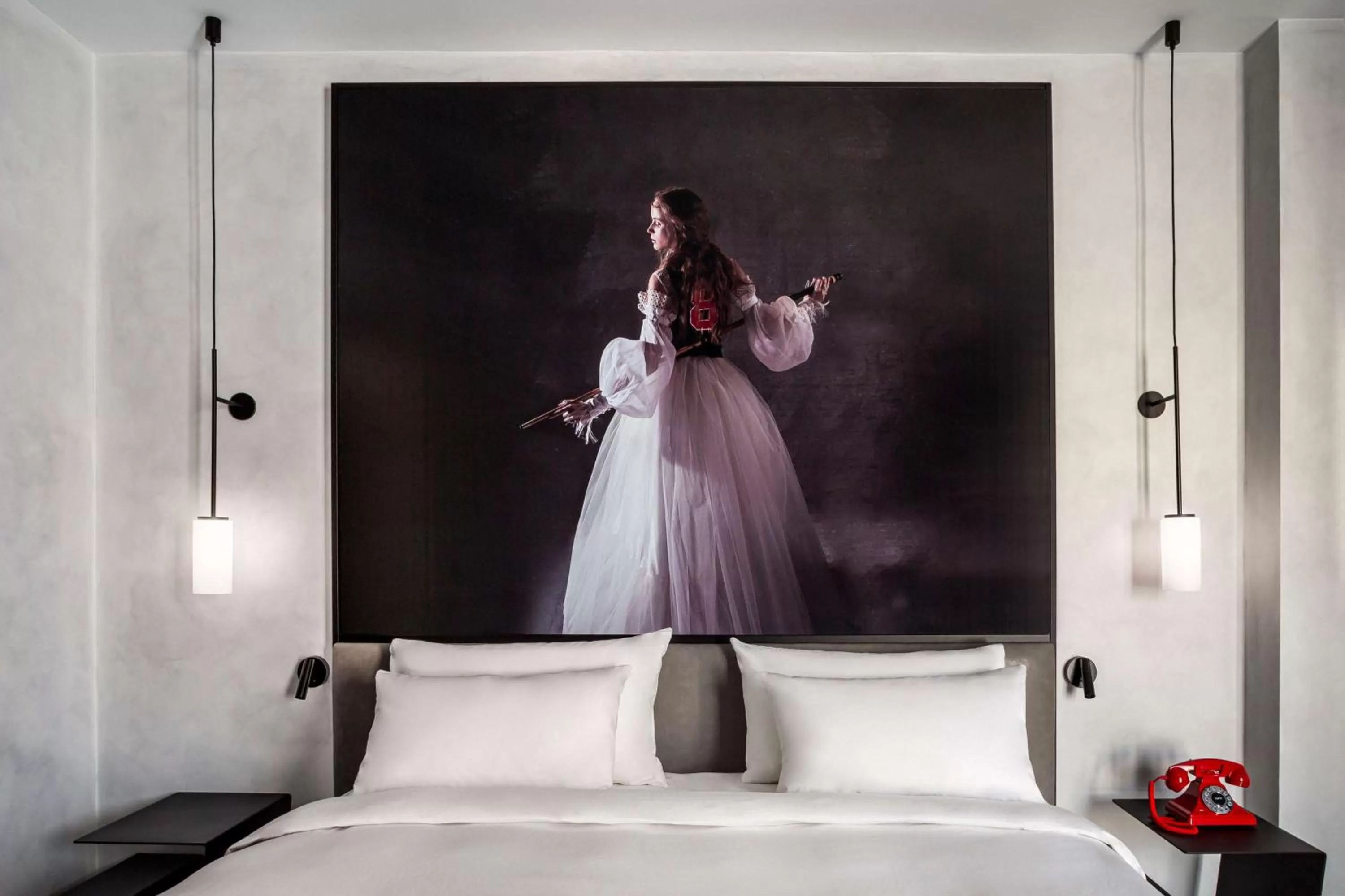 Bedroom, Bed in Radisson RED Madrid