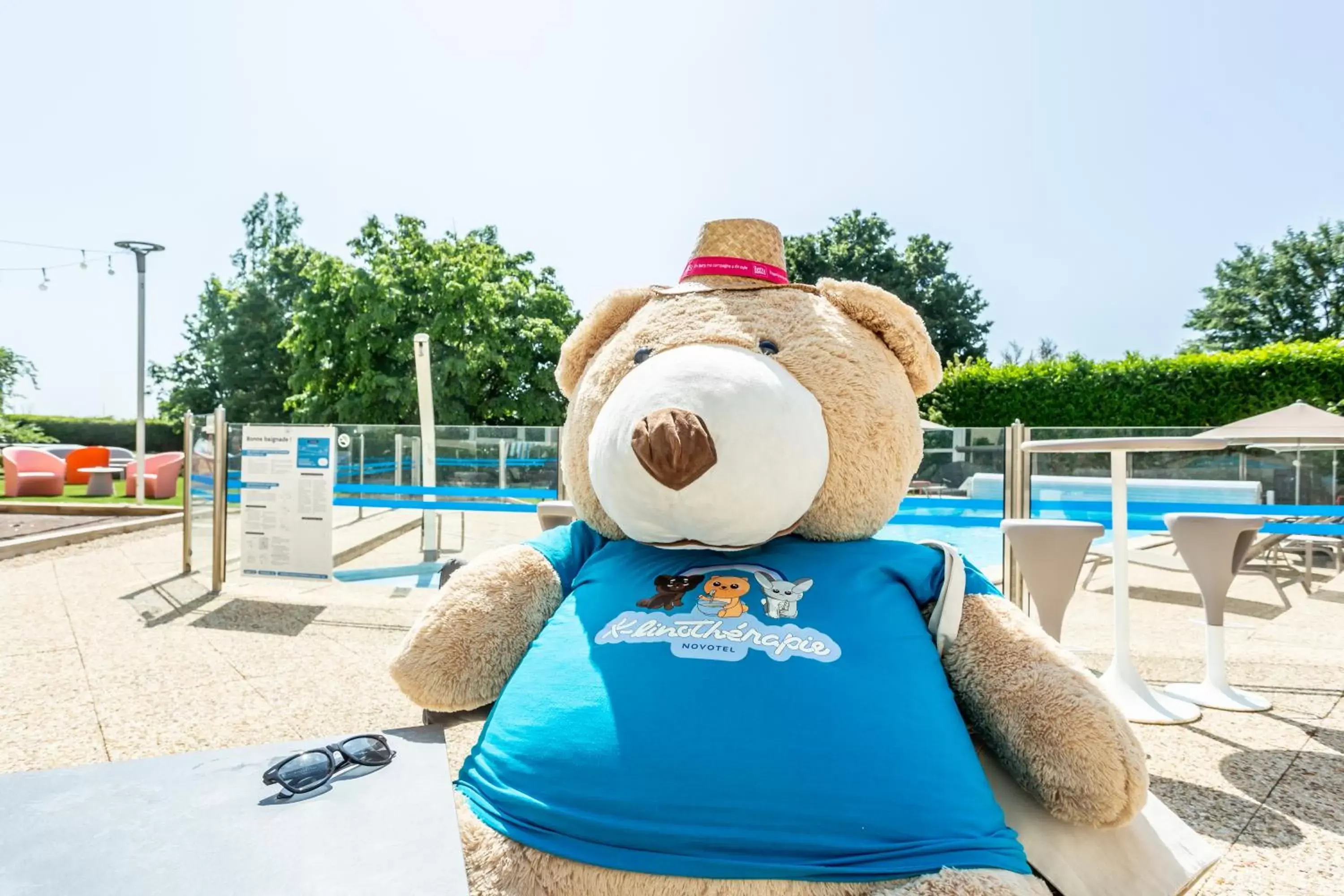 Swimming pool in Novotel Bourges