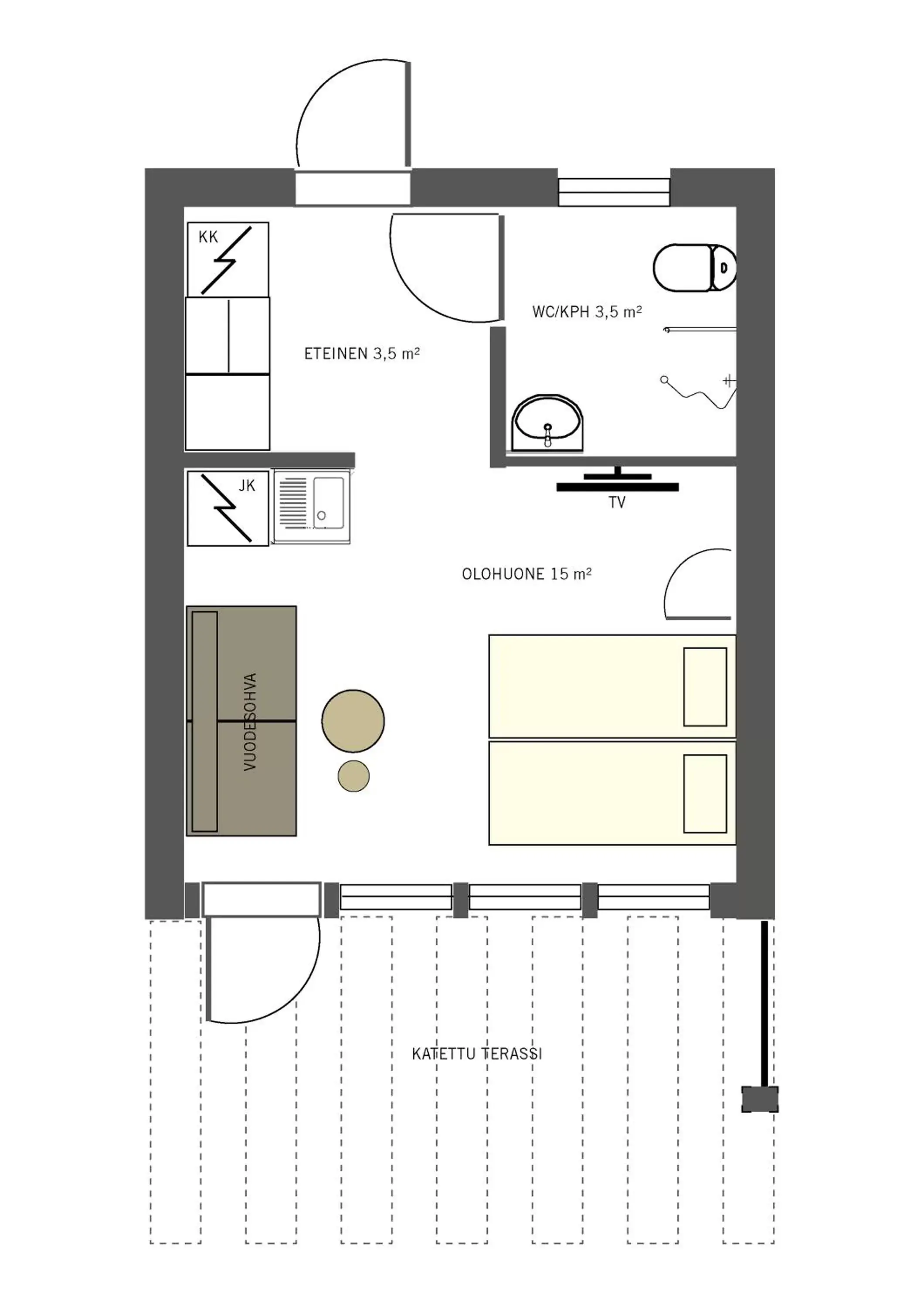 Floor Plan in Spa Hotel Rauhalahti