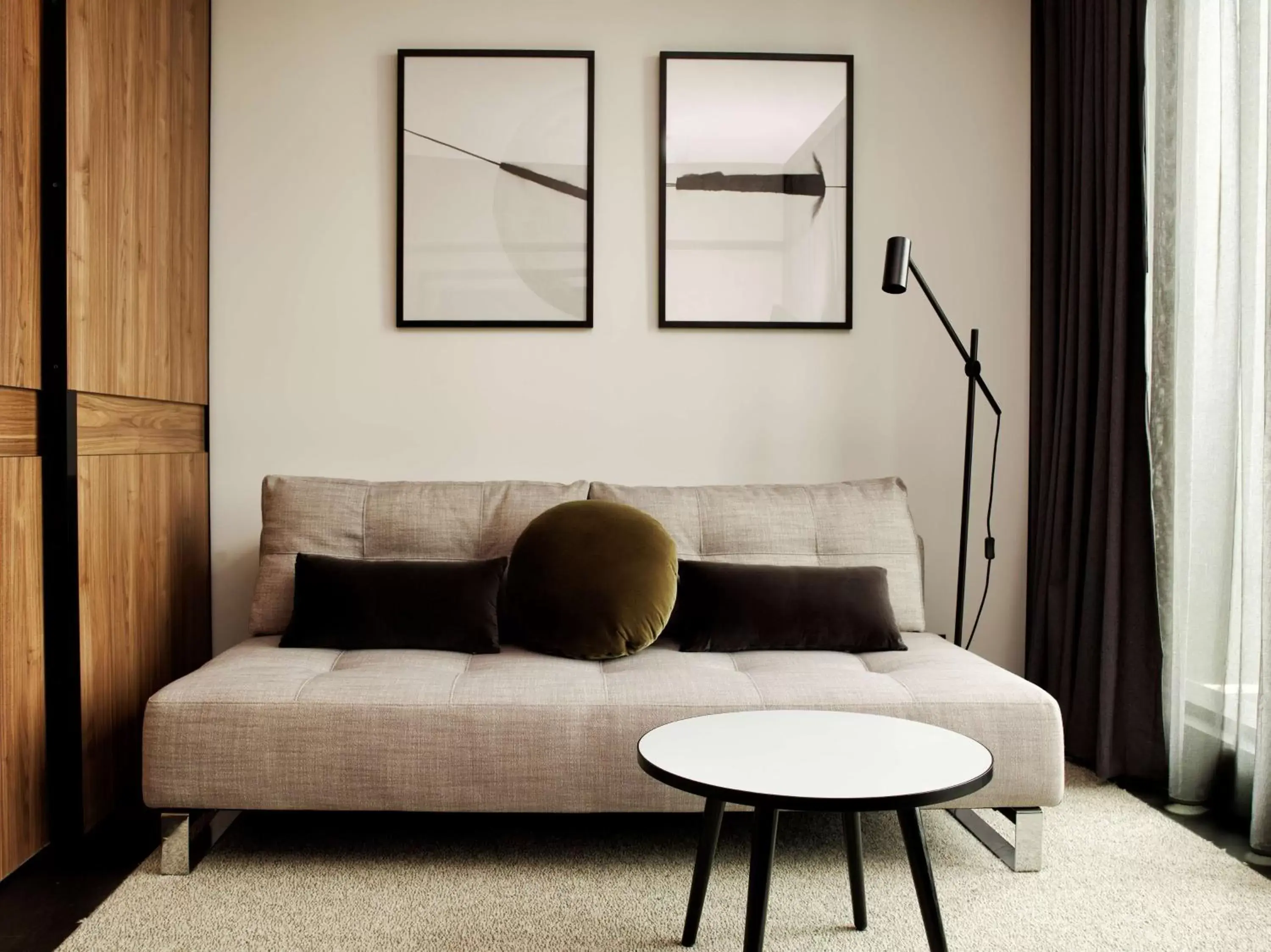 Bedroom, Seating Area in A by Adina Canberra