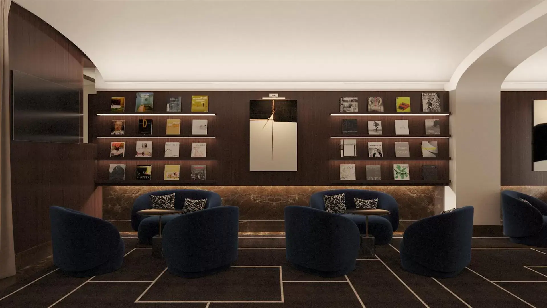 Library in The First Arte - Preferred Hotels & Resorts
