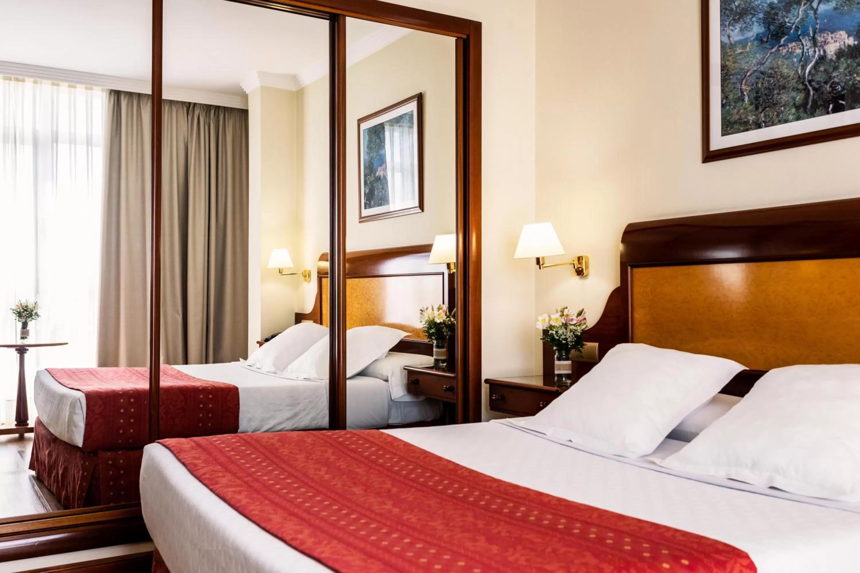 Bed in Gran Hotel de Ferrol