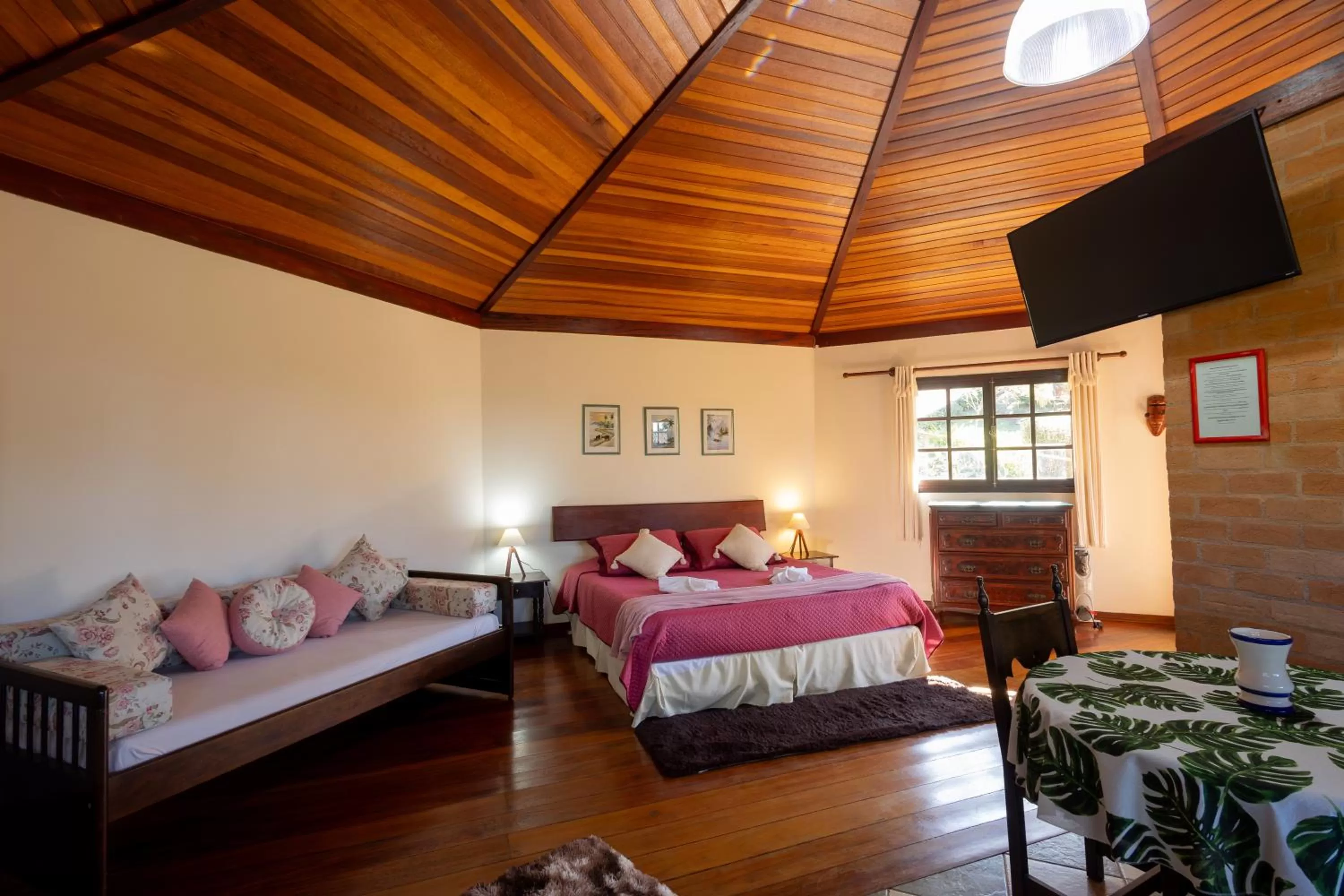 Bed in Pousada 3 Pinheiros