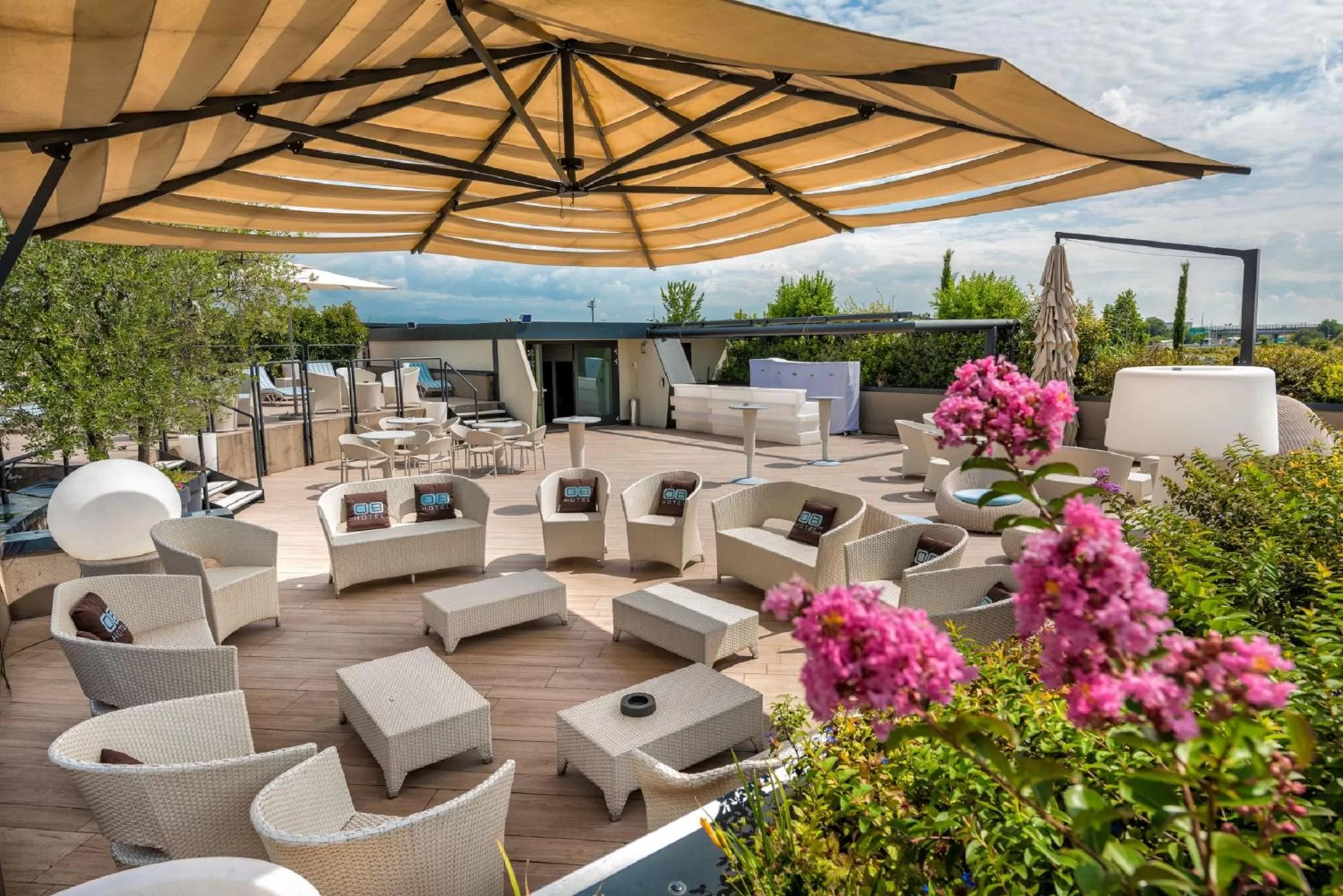 Balcony/Terrace in DB Hotel Verona Airport Congress & Spa