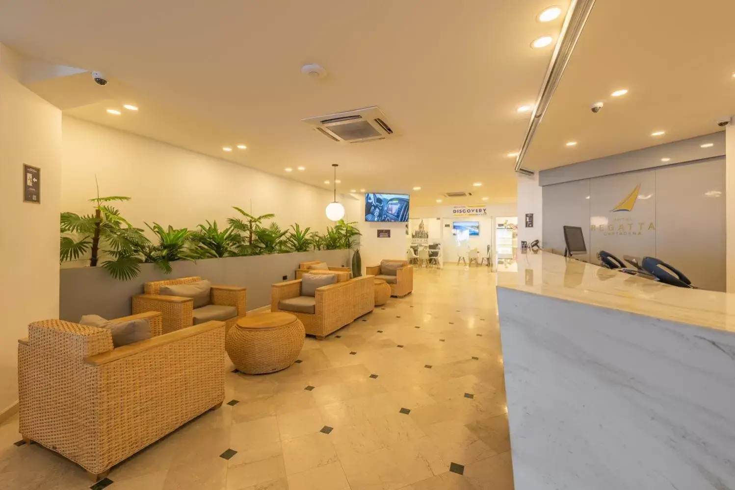 Lobby or reception, Lobby/Reception in Hotel Regatta Cartagena